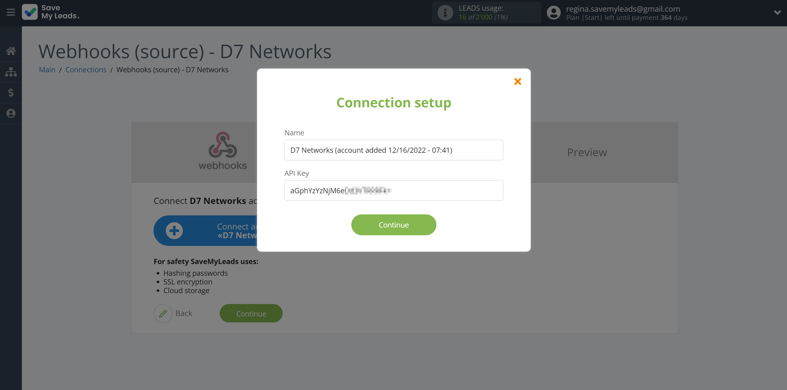 How to Connect Webhooks with D7 Networks | Data Destination account connection How to Connect Webhooks with D7 Networks | Data Destination account connection