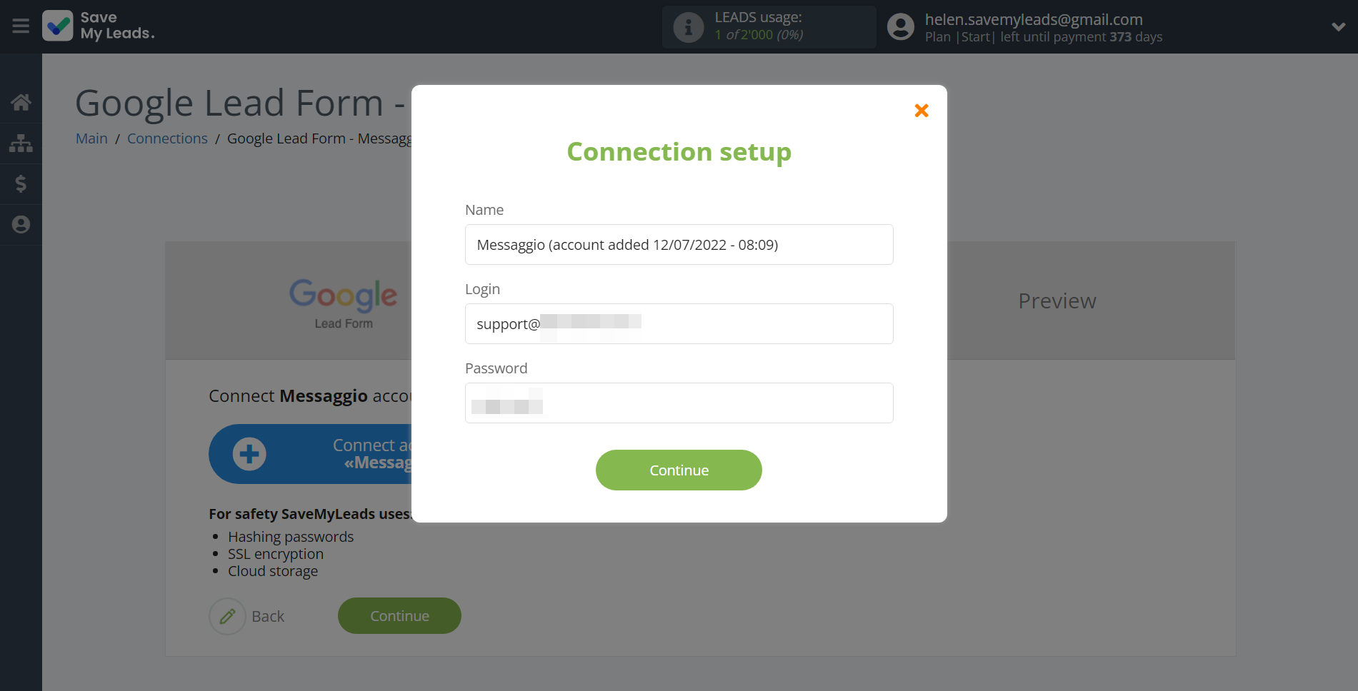 How to Connect Google Lead Form with Messaggio | Data Destination account connection How to Connect Google Lead Form with Messaggio | Data Destination account connection