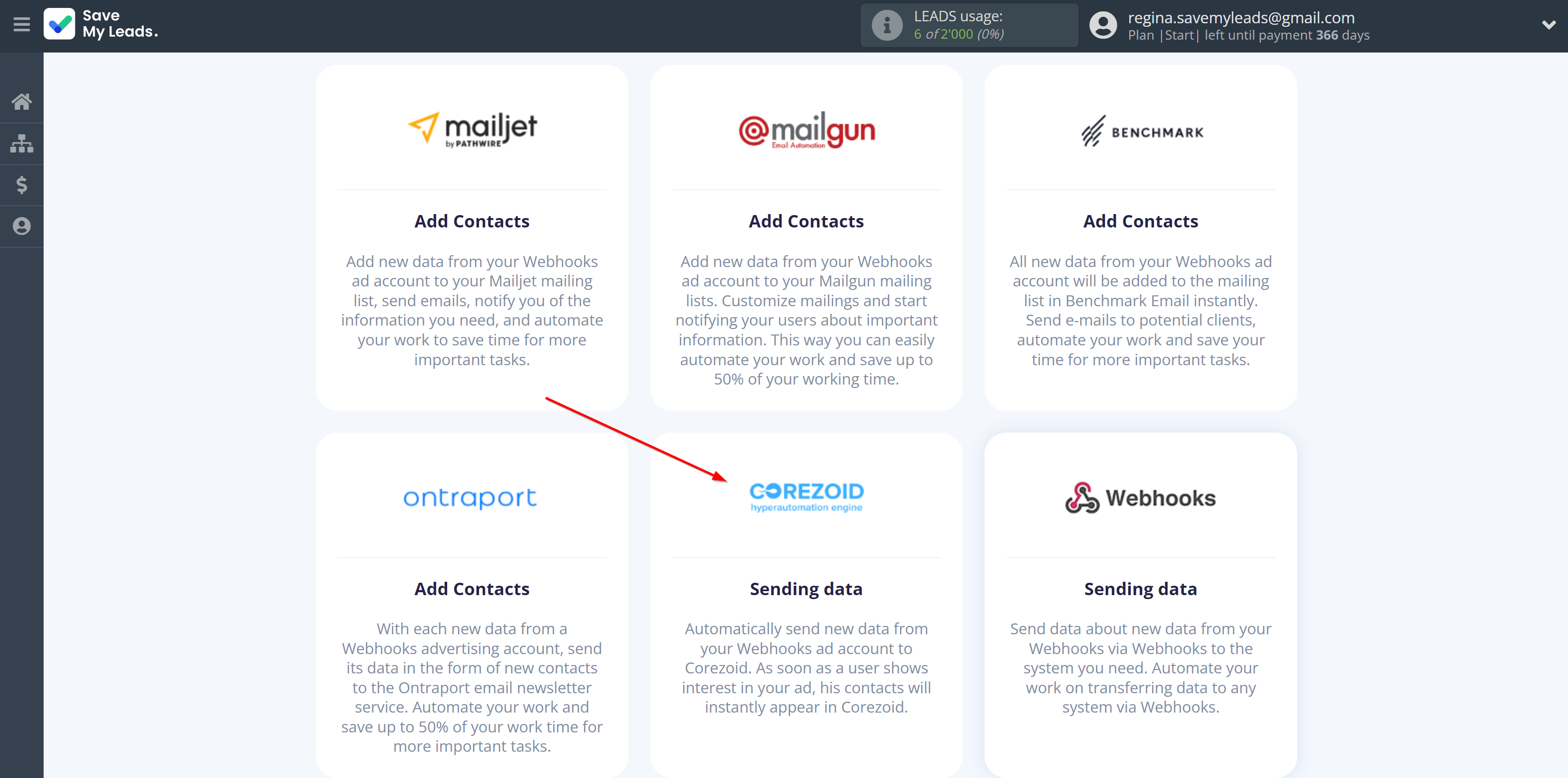 How to Connect Webhooks with Corezoid | Data Destination system selection How to Connect Webhooks with Corezoid | Data Destination system selection