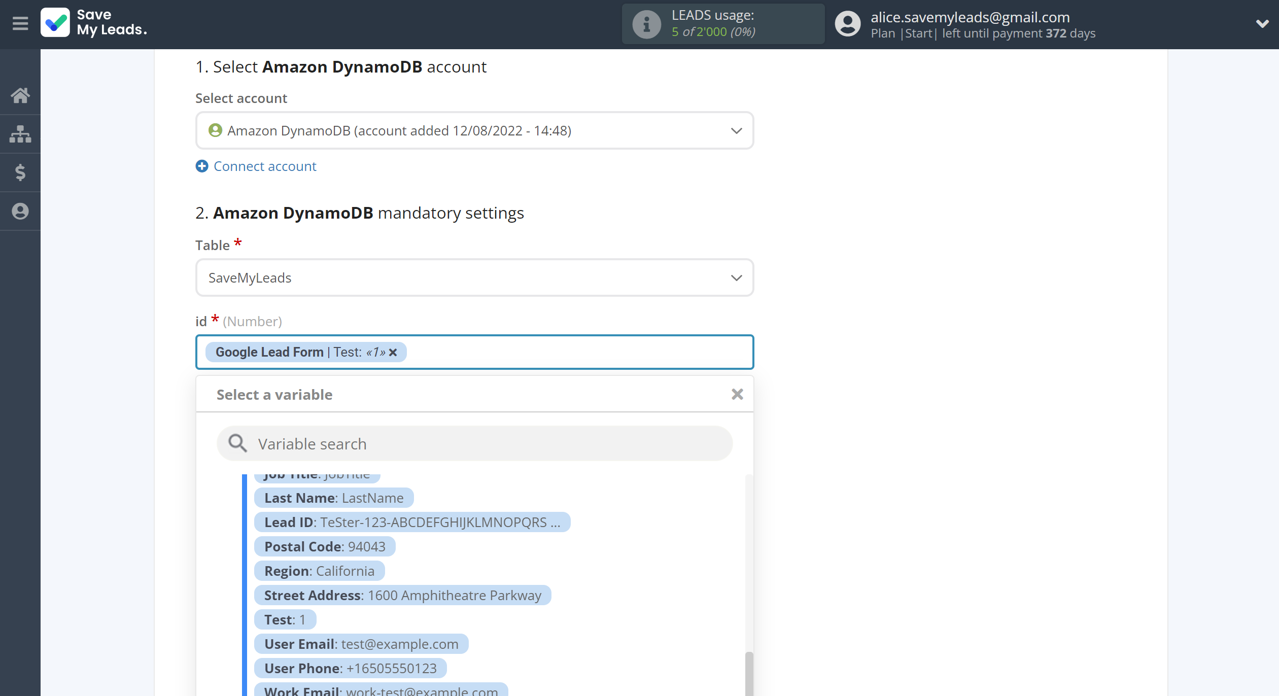 How to Connect Google Lead Form with Amazon DynamoDB | Assigning fields How to Connect Google Lead Form with Amazon DynamoDB | Assigning fields