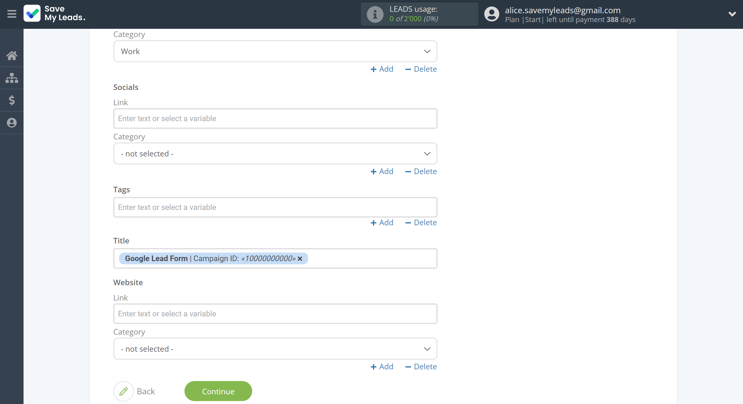 How to Connect Google Lead Form with Copper Create Contacts | Assigning fields How to Connect Google Lead Form with Copper Create Contacts | Assigning fields