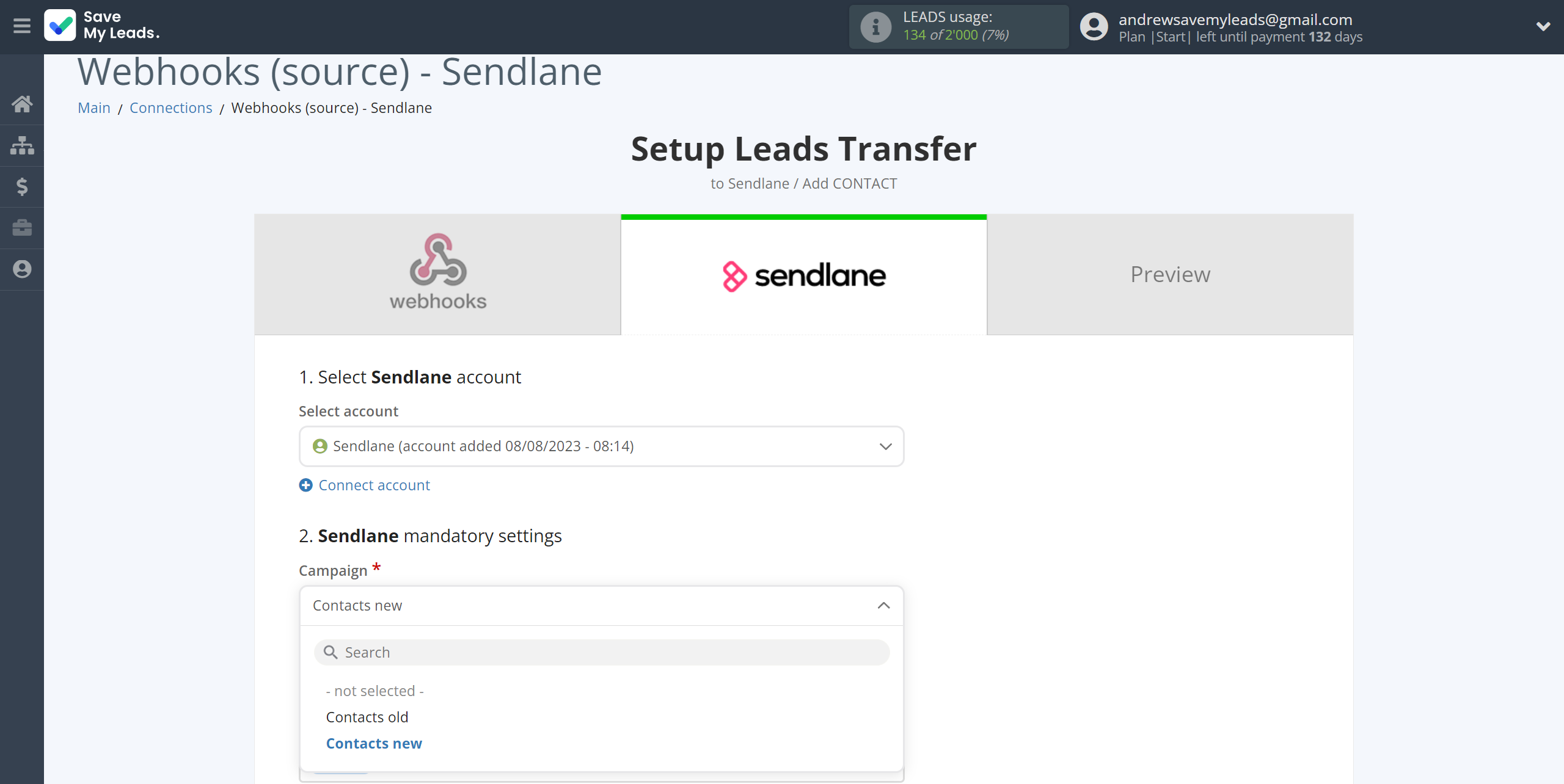 How to Connect Webhooks with Sendlane Add Contacts | Assigning fields How to Connect Webhooks with Sendlane Add Contacts | Assigning fields