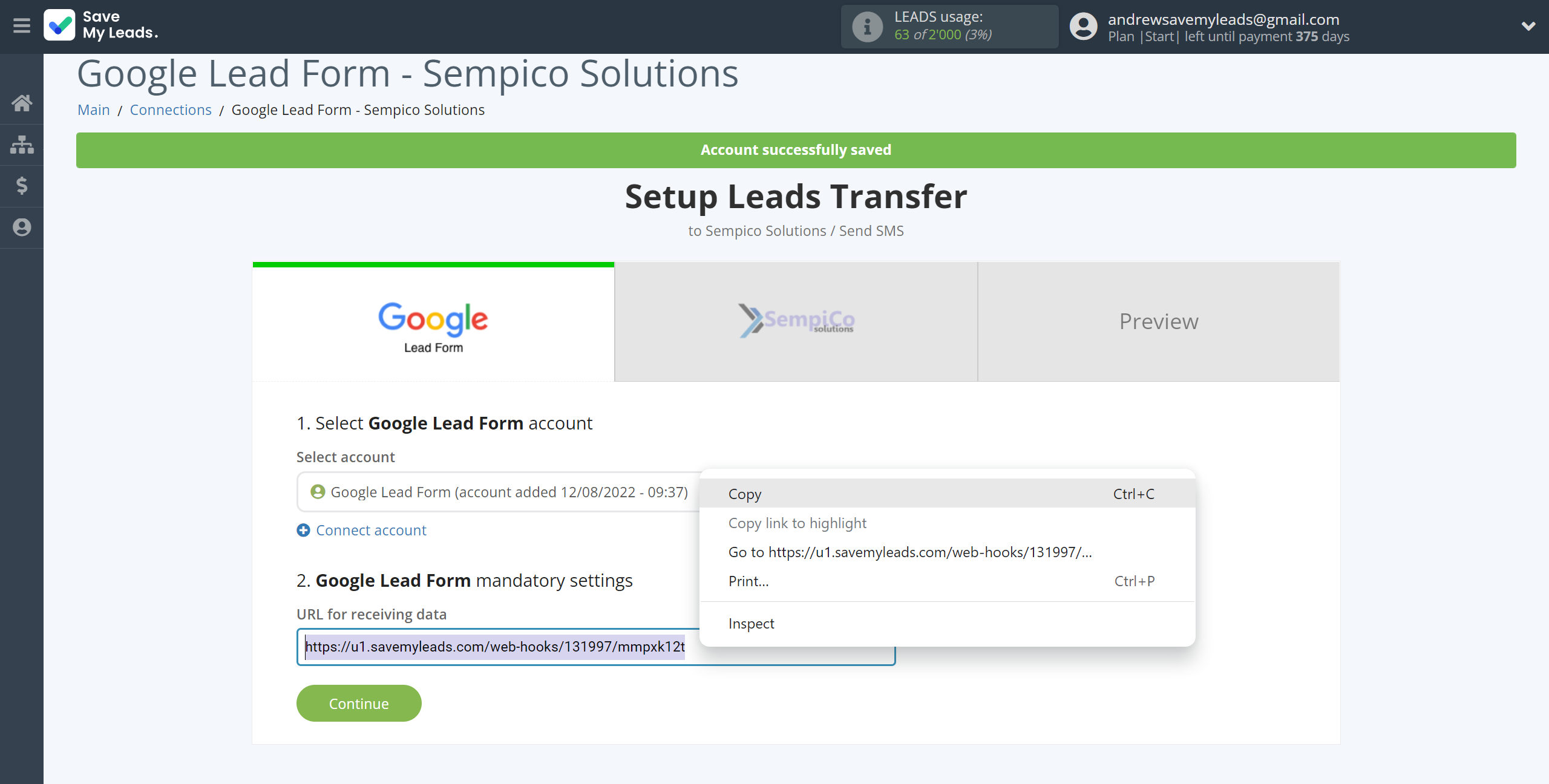 How to Connect Google Lead Form with Sempico Solutions | Data Source account connection How to Connect Google Lead Form with Sempico Solutions | Data Source account connection