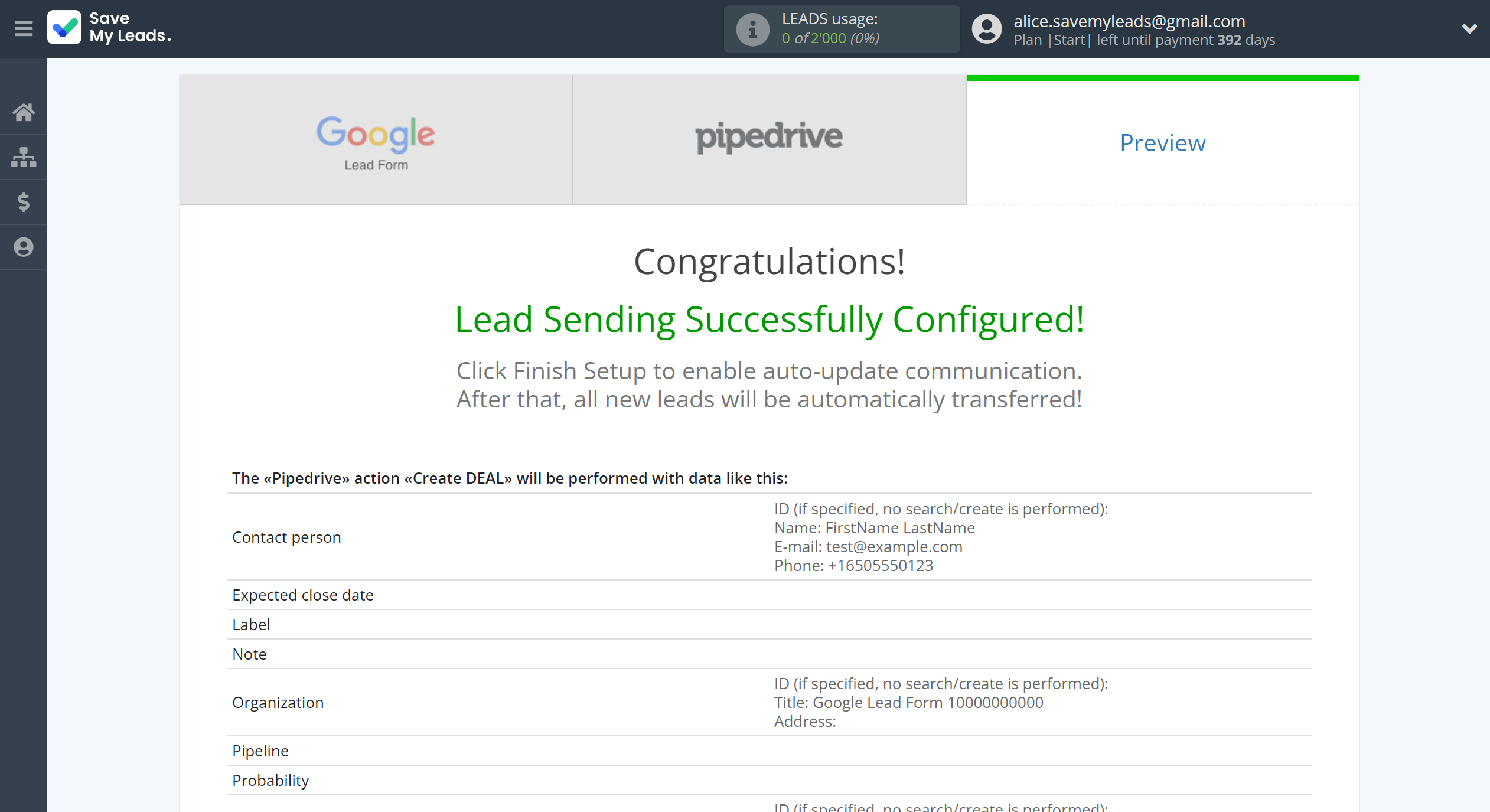 How to Connect Google Lead Form with Pipedrive Create Deal | Test data How to Connect Google Lead Form with Pipedrive Create Deal | Test data