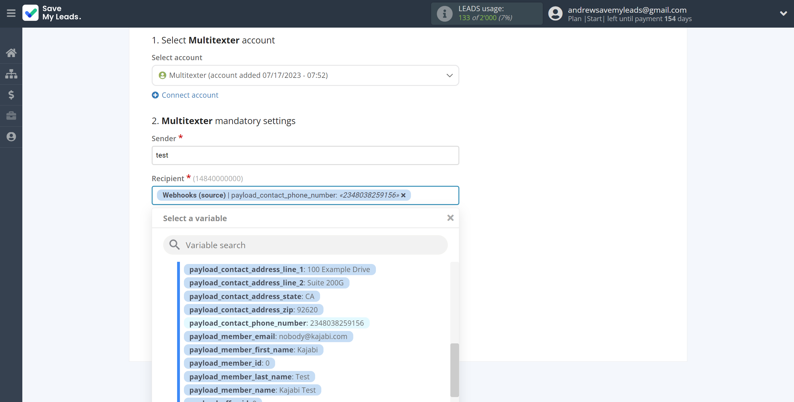 How to Connect Webhooks with Multitexter | Assigning fields How to Connect Webhooks with Multitexter | Assigning fields