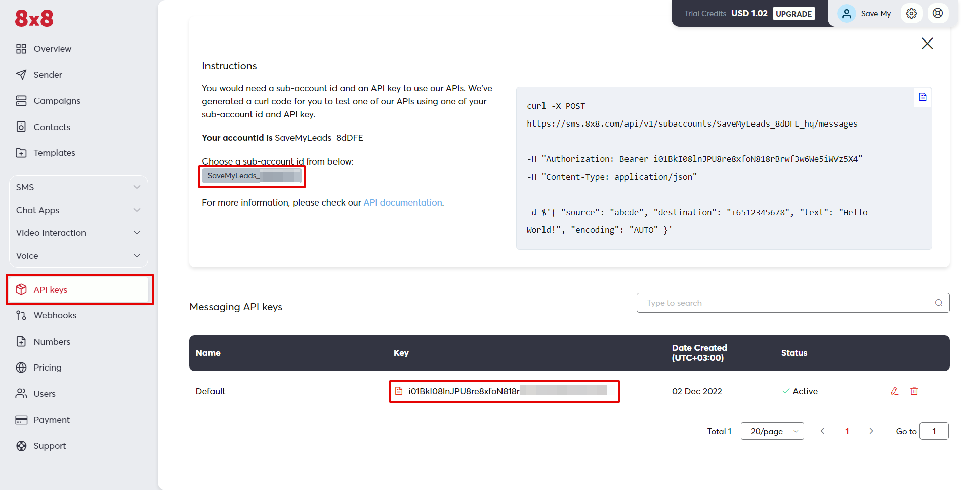How to Connect Webhooks with 8x8 | Data Destination account connection How to Connect Webhooks with 8x8 | Data Destination account connection