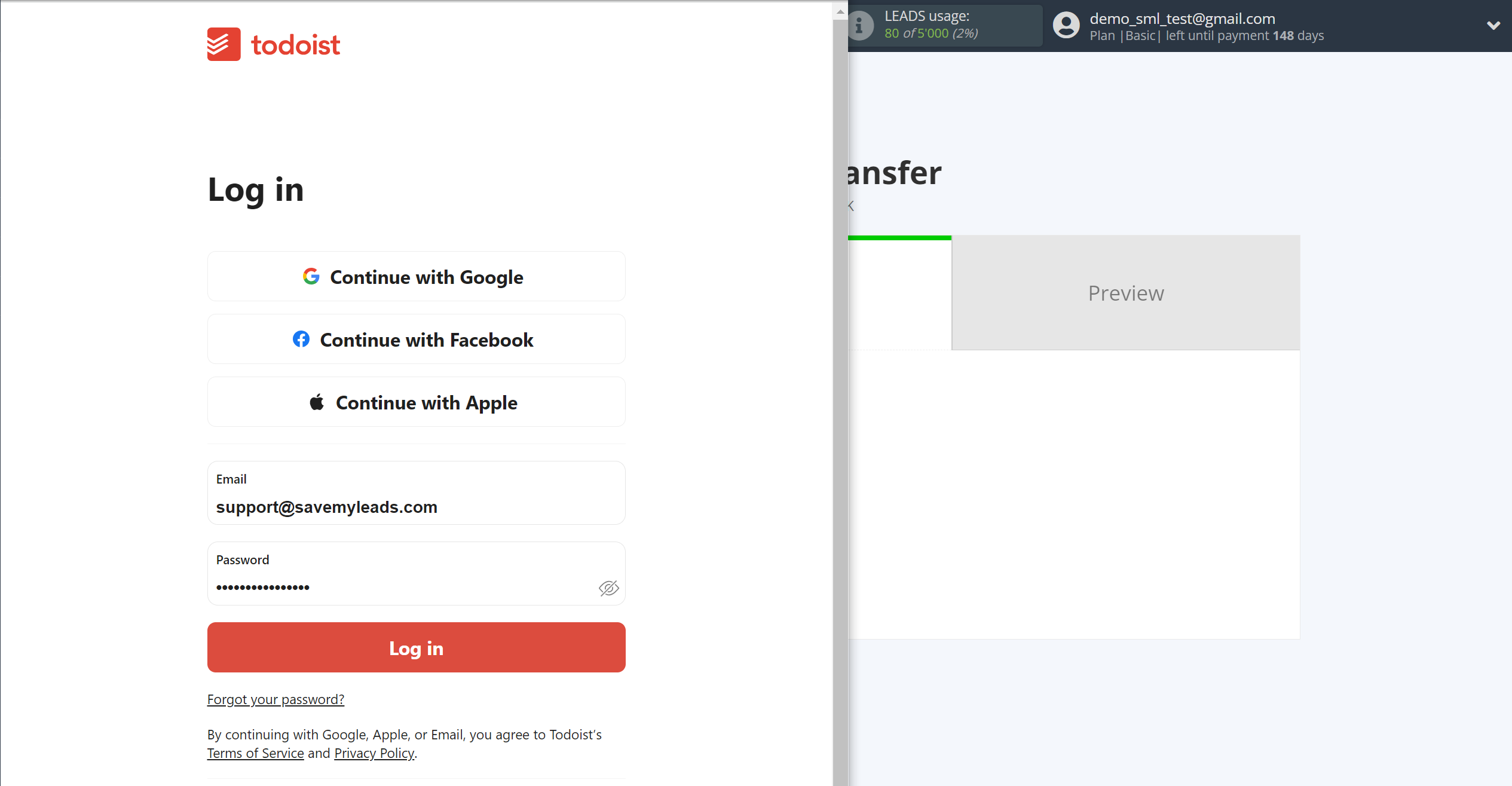 How to Connect Webhooks with Todoist | Data Destination account connection How to Connect Webhooks with Todoist | Data Destination account connection