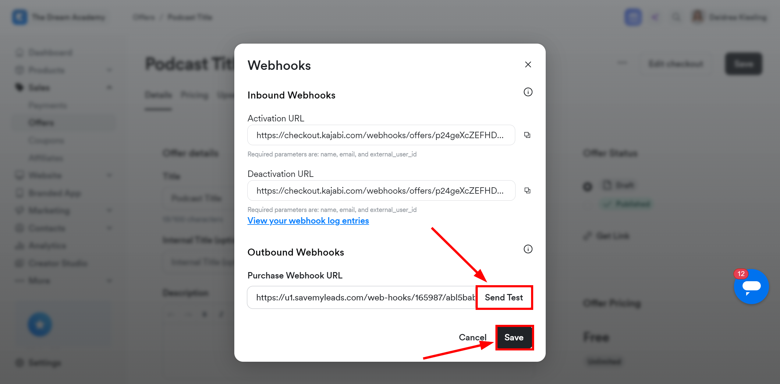 How to Connect Webhooks with TXTImpact | Data Source account connection How to Connect Webhooks with TXTImpact | Data Source account connection