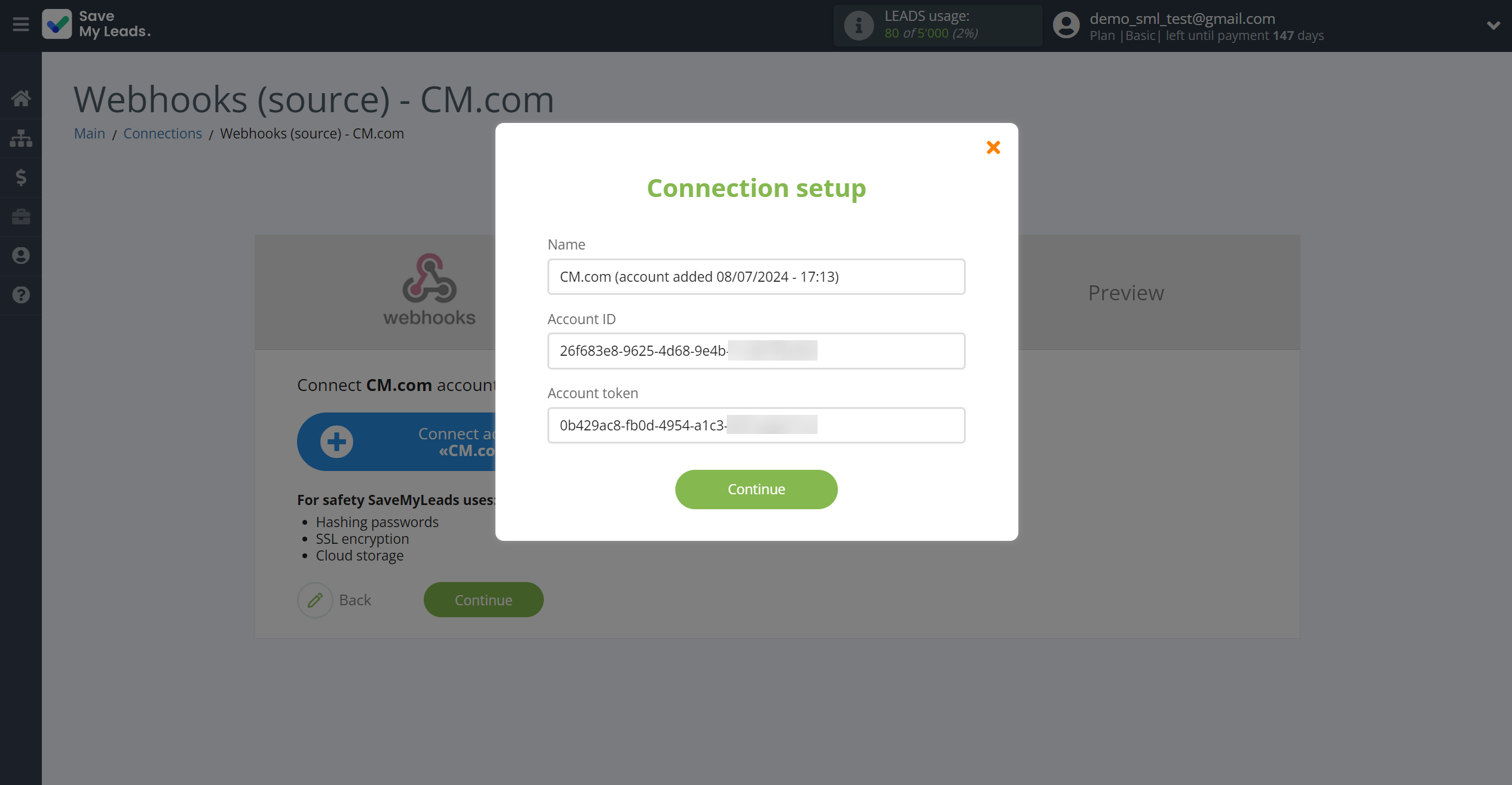 How to Connect Webhooks with CM.com | Data Destination account connection How to Connect Webhooks with CM.com | Data Destination account connection