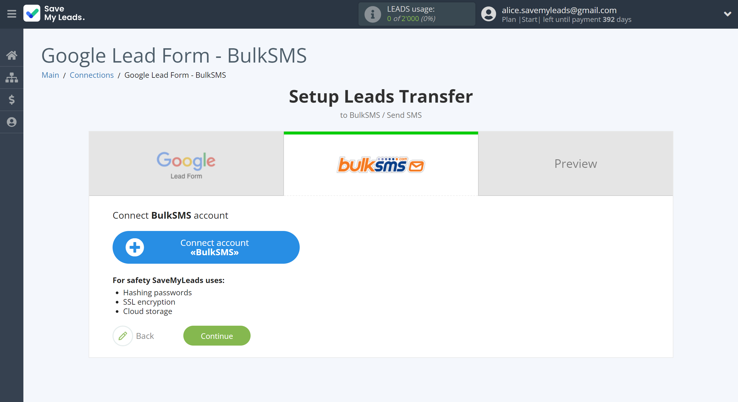 How to Connect Google Lead Form with BulkSMS | Data Destination account connection How to Connect Google Lead Form with BulkSMS | Data Destination account connection