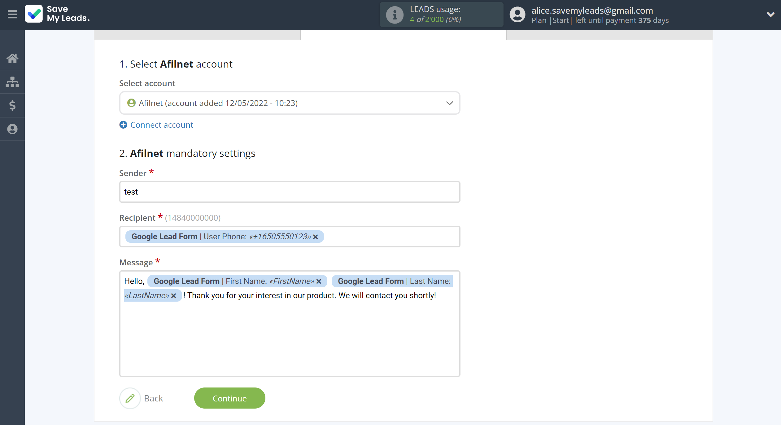 How to Connect Google Lead Form with Afilnet | Assigning fields How to Connect Google Lead Form with Afilnet | Assigning fields