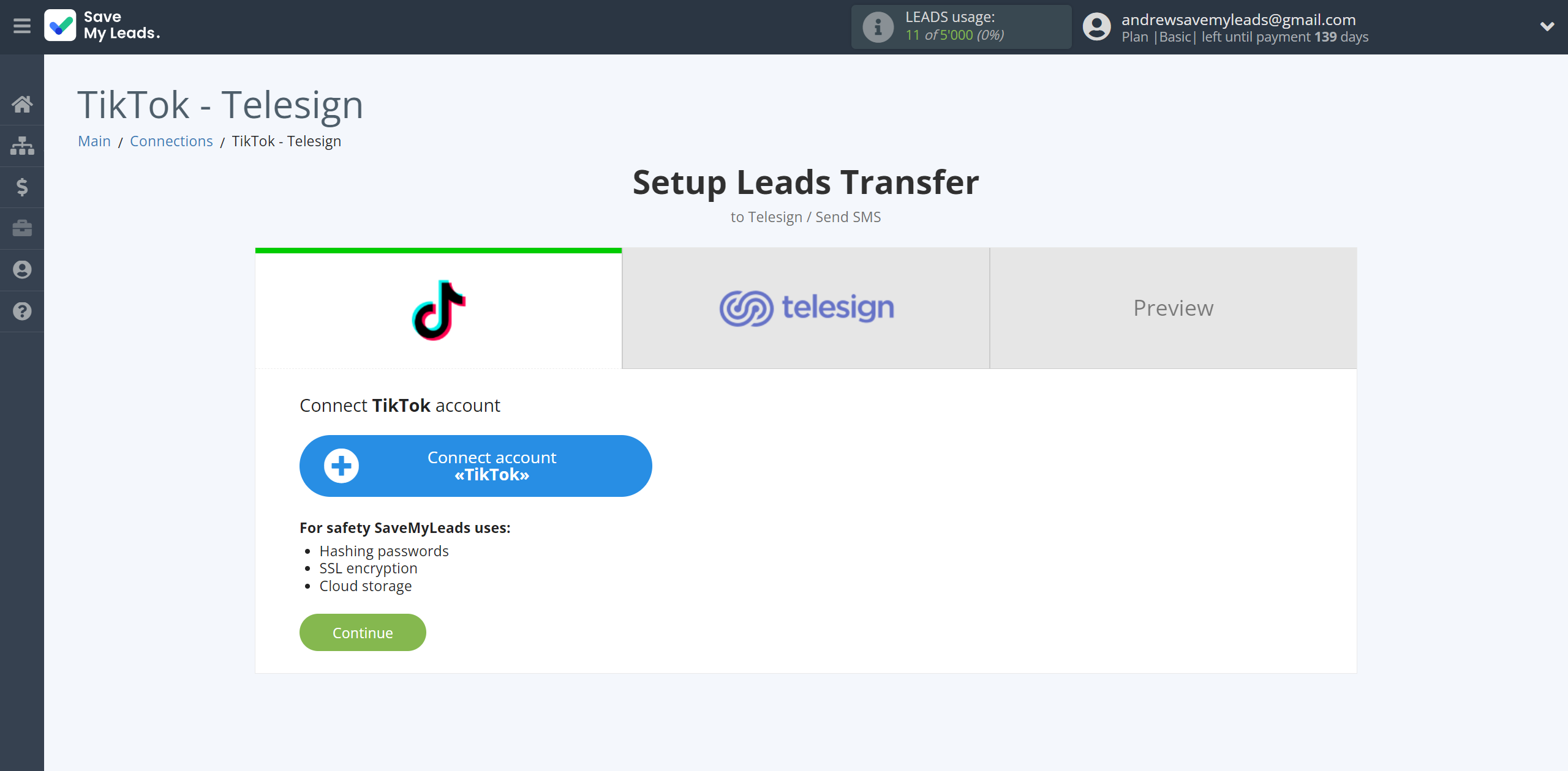 How to Connect TikTok with Telesign | Data Source account connection How to Connect TikTok with Telesign | Data Source account connection