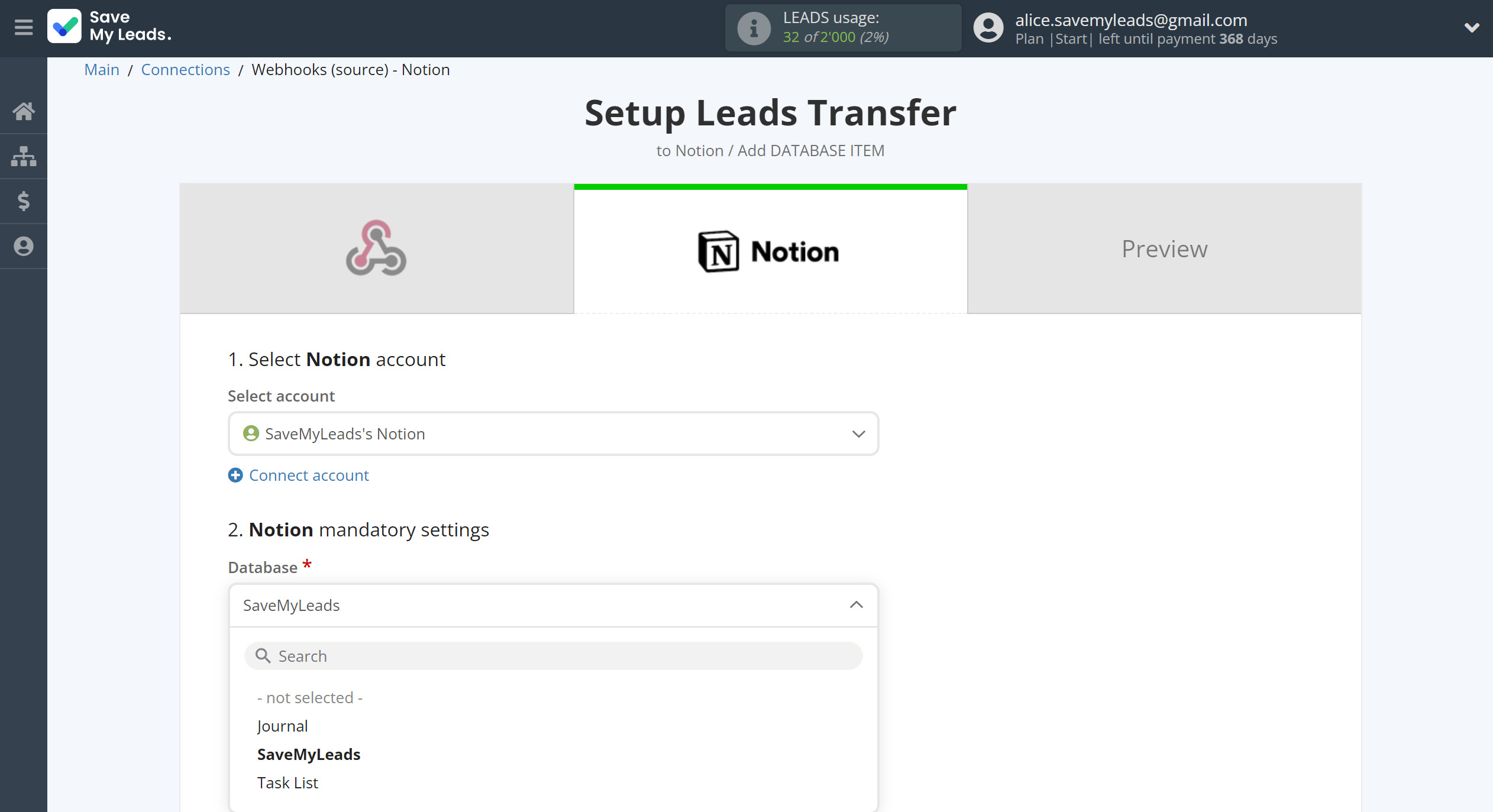 How to Connect Webhooks with Notion | Assigning fields How to Connect Webhooks with Notion | Assigning fields