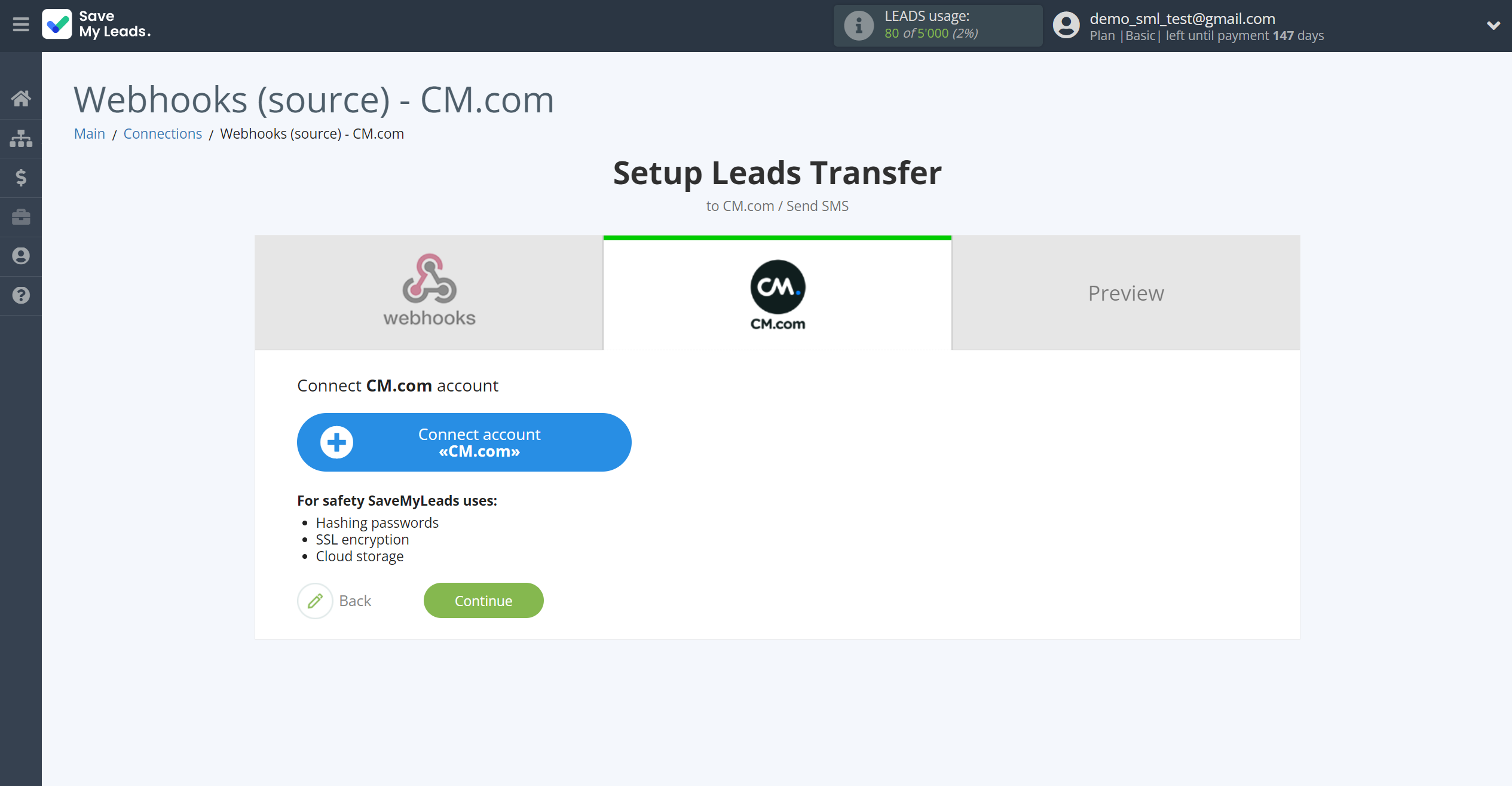 How to Connect Webhooks with CM.com | Data Destination account connection How to Connect Webhooks with CM.com | Data Destination account connection