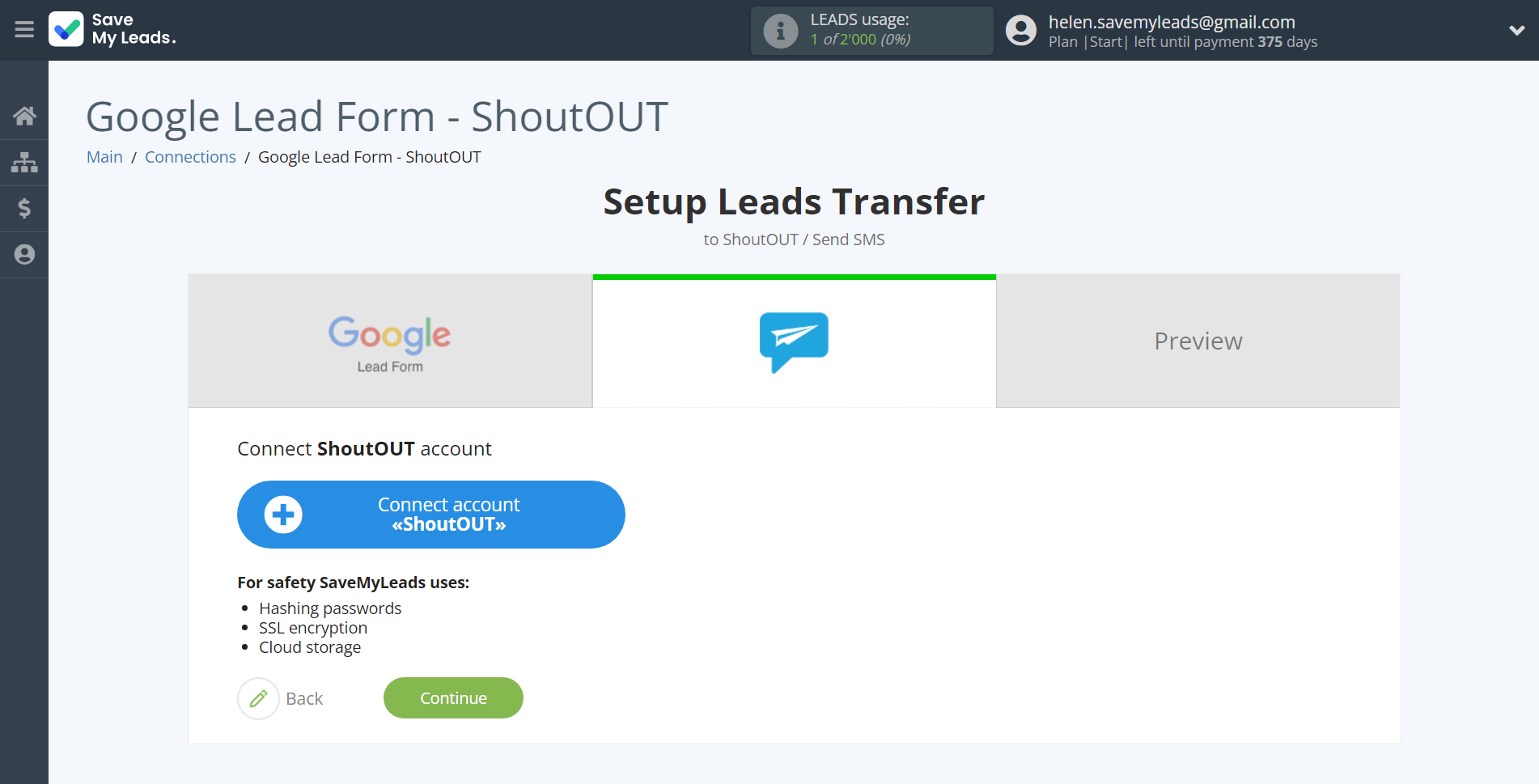 How to Connect Google Lead Form with ShoutOUT | Data Destination account connection How to Connect Google Lead Form with ShoutOUT | Data Destination account connection