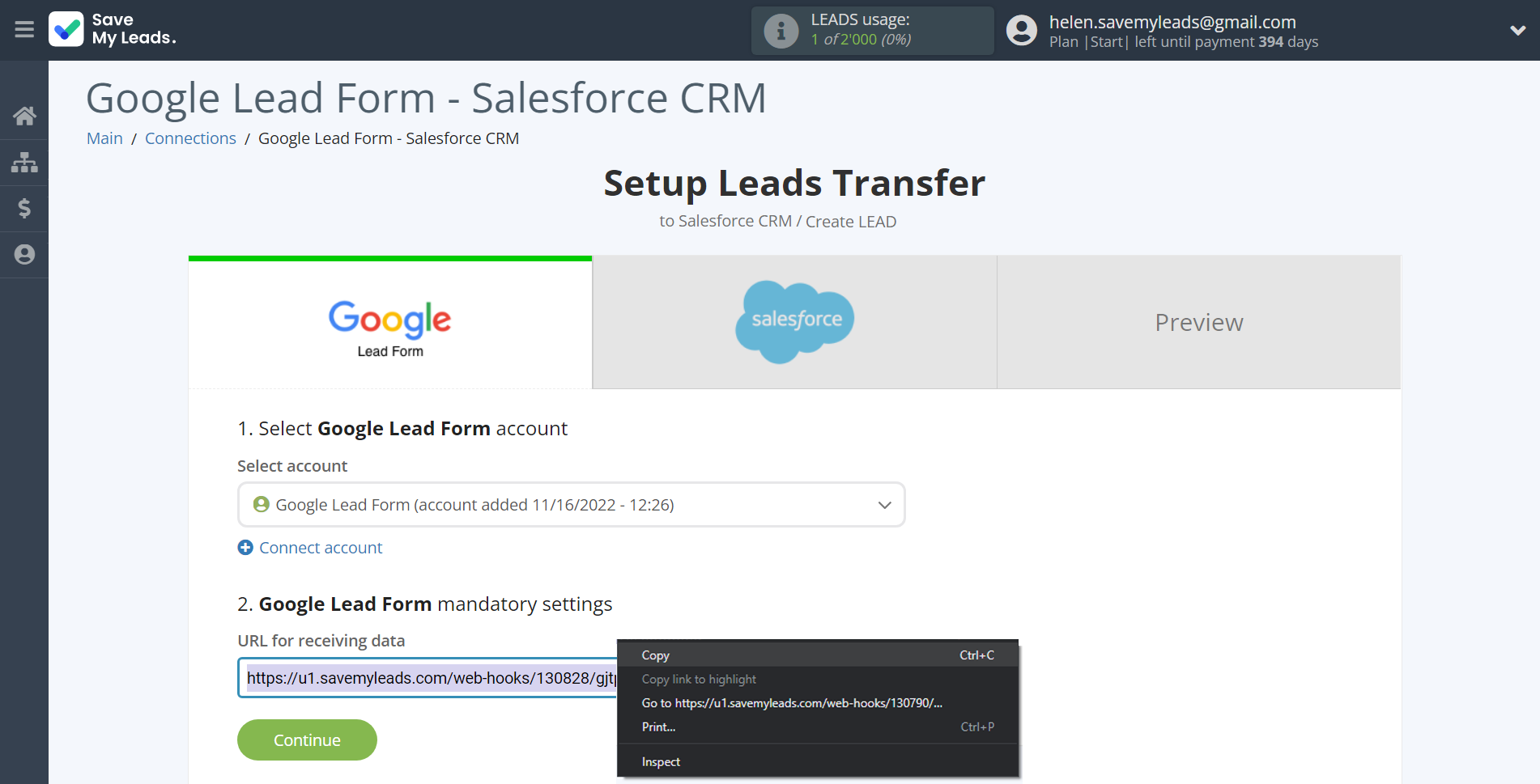 How to Connect Google Lead Form with Salesforce CRM Create Lead | Data Source account connection How to Connect Google Lead Form with Salesforce CRM Create Lead | Data Source account connection
