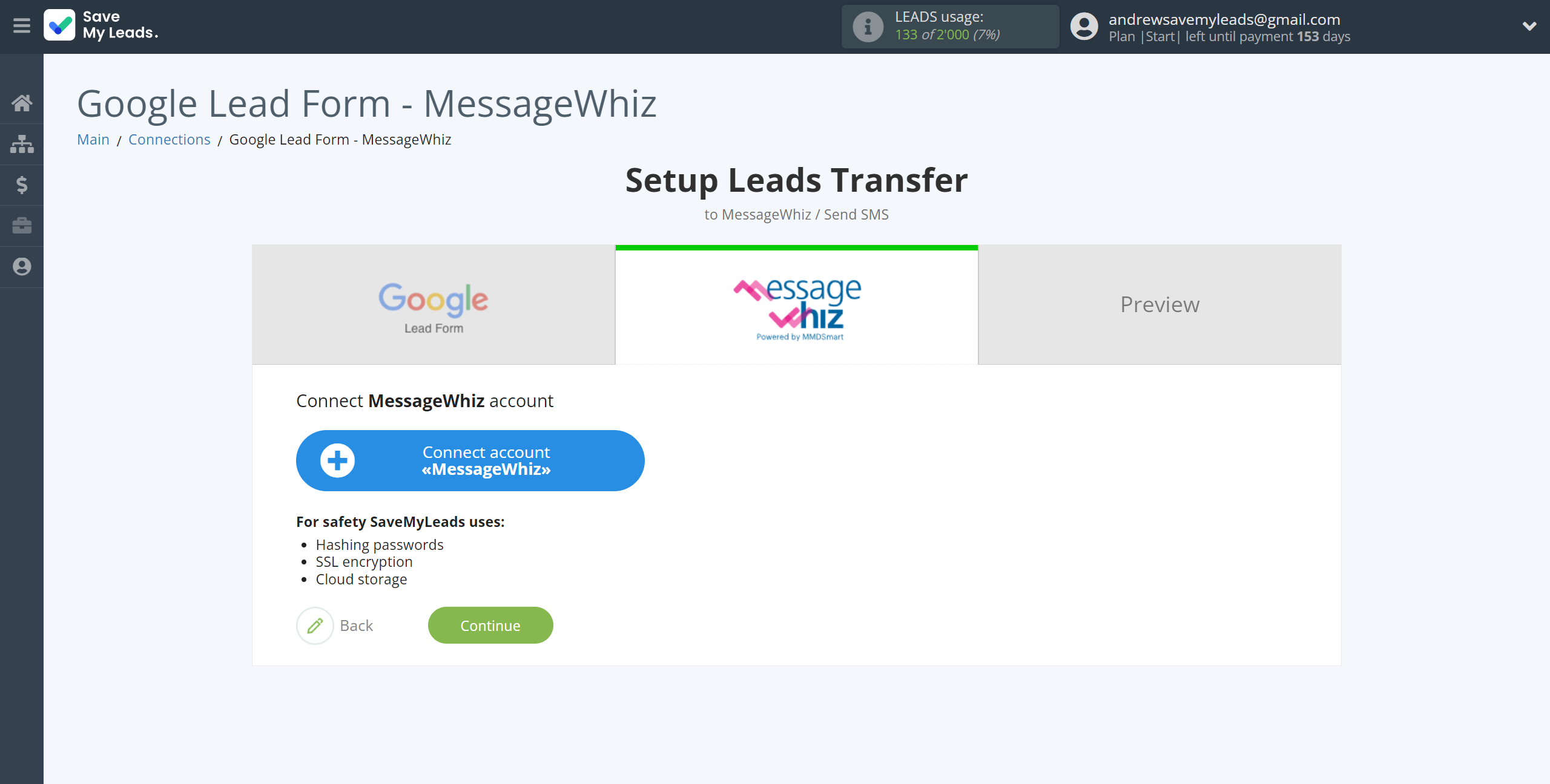 How to Connect Google Lead Form with MessageWhiz | Data Destination account connection How to Connect Google Lead Form with MessageWhiz | Data Destination account connection