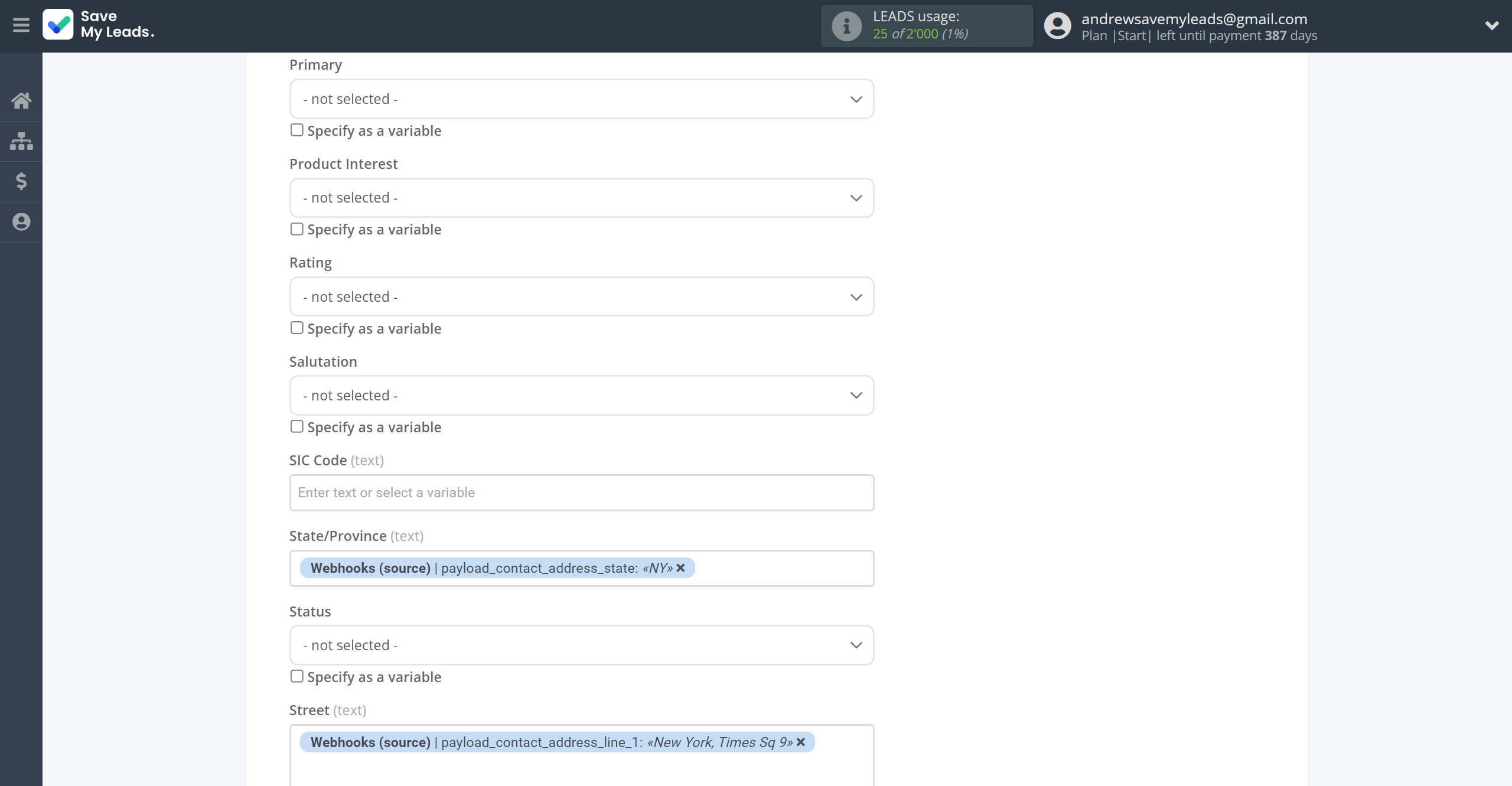 How to Connect Webhooks with Salesforce CRM Create Lead | Assigning fields How to Connect Webhooks with Salesforce CRM Create Lead | Assigning fields