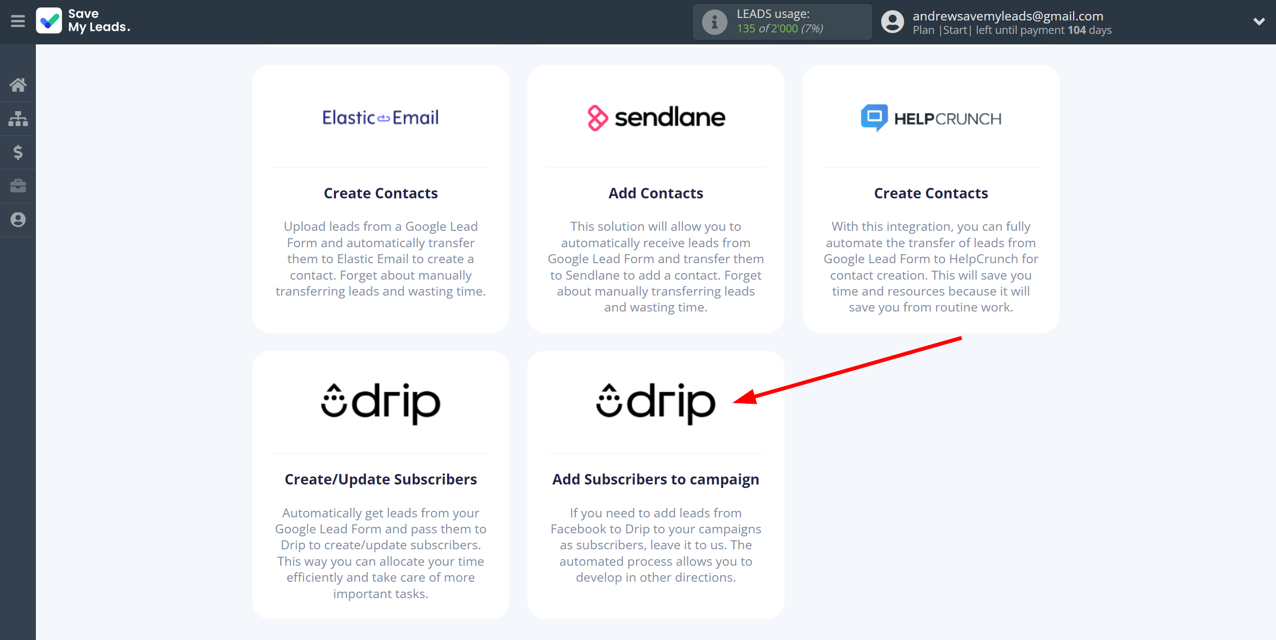 How to Connect Google Lead Form with Drip Add Subscribers to campaign | Data Destination system selection How to Connect Google Lead Form with Drip Add Subscribers to campaign | Data Destination system selection