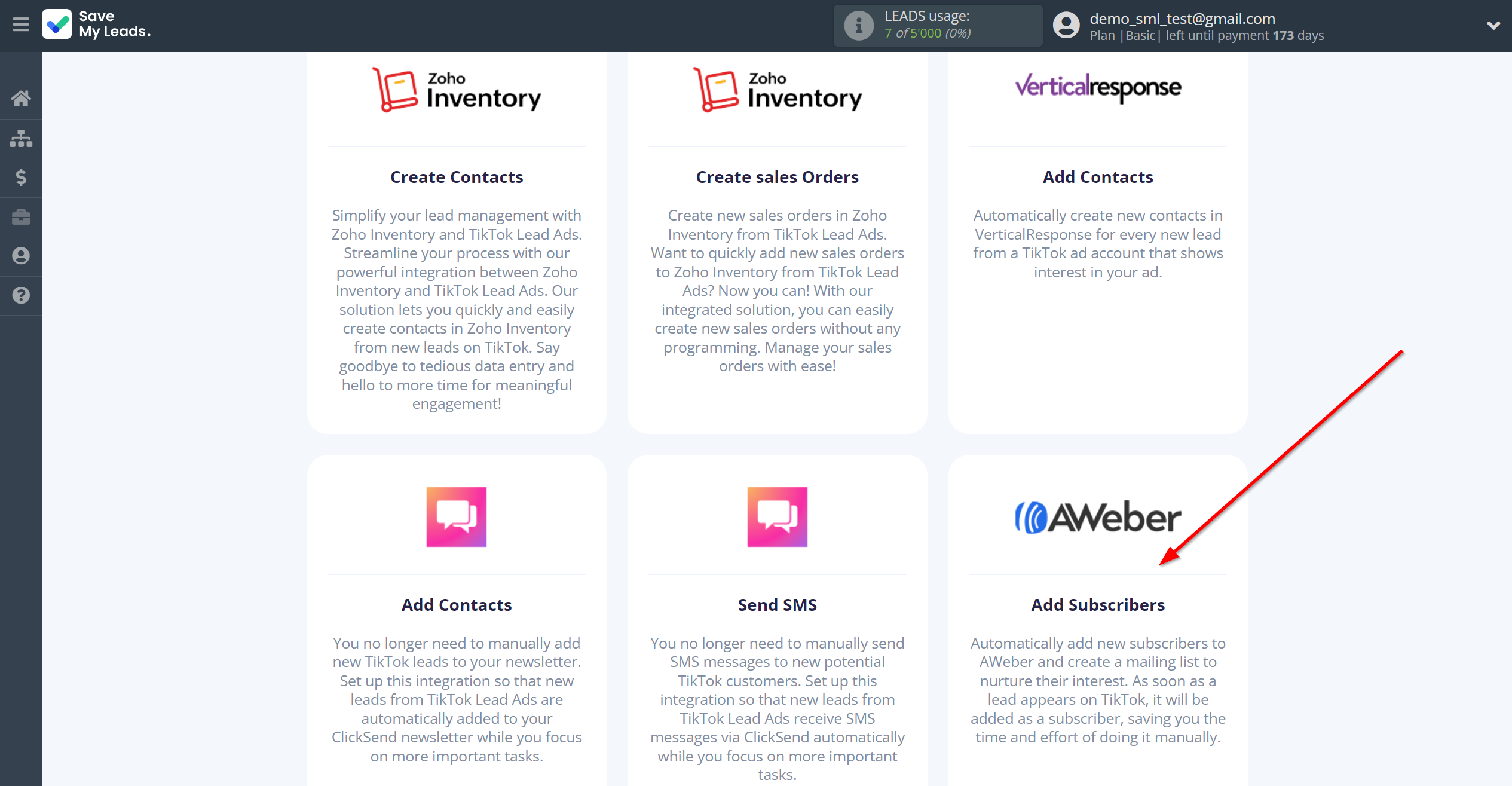 How to Connect TikTok with AWeber | Data Destination system selection How to Connect TikTok with AWeber | Data Destination system selection