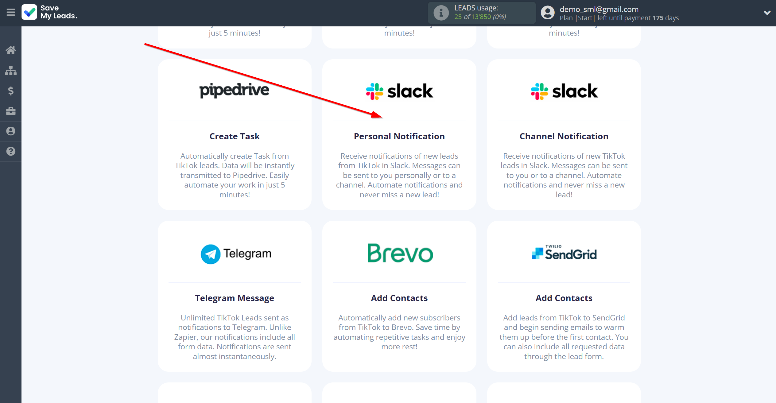 How to Connect TikTok with Slack Personal Notification | Data Destination system selection How to Connect TikTok with Slack Personal Notification | Data Destination system selection