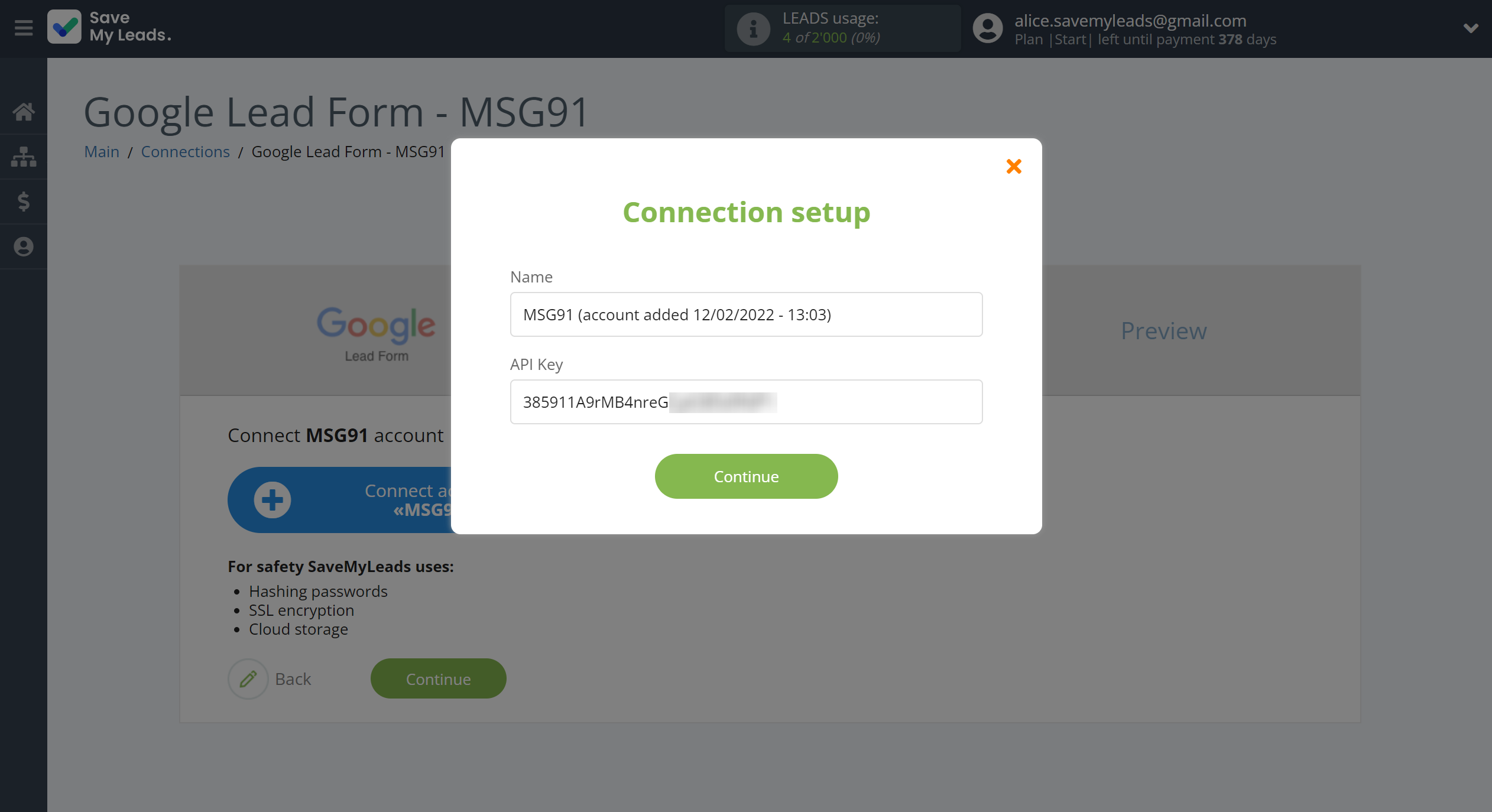 How to Connect Google Lead Form with MSG91 Send Email | Data Destination account connection How to Connect Google Lead Form with MSG91 Send Email | Data Destination account connection