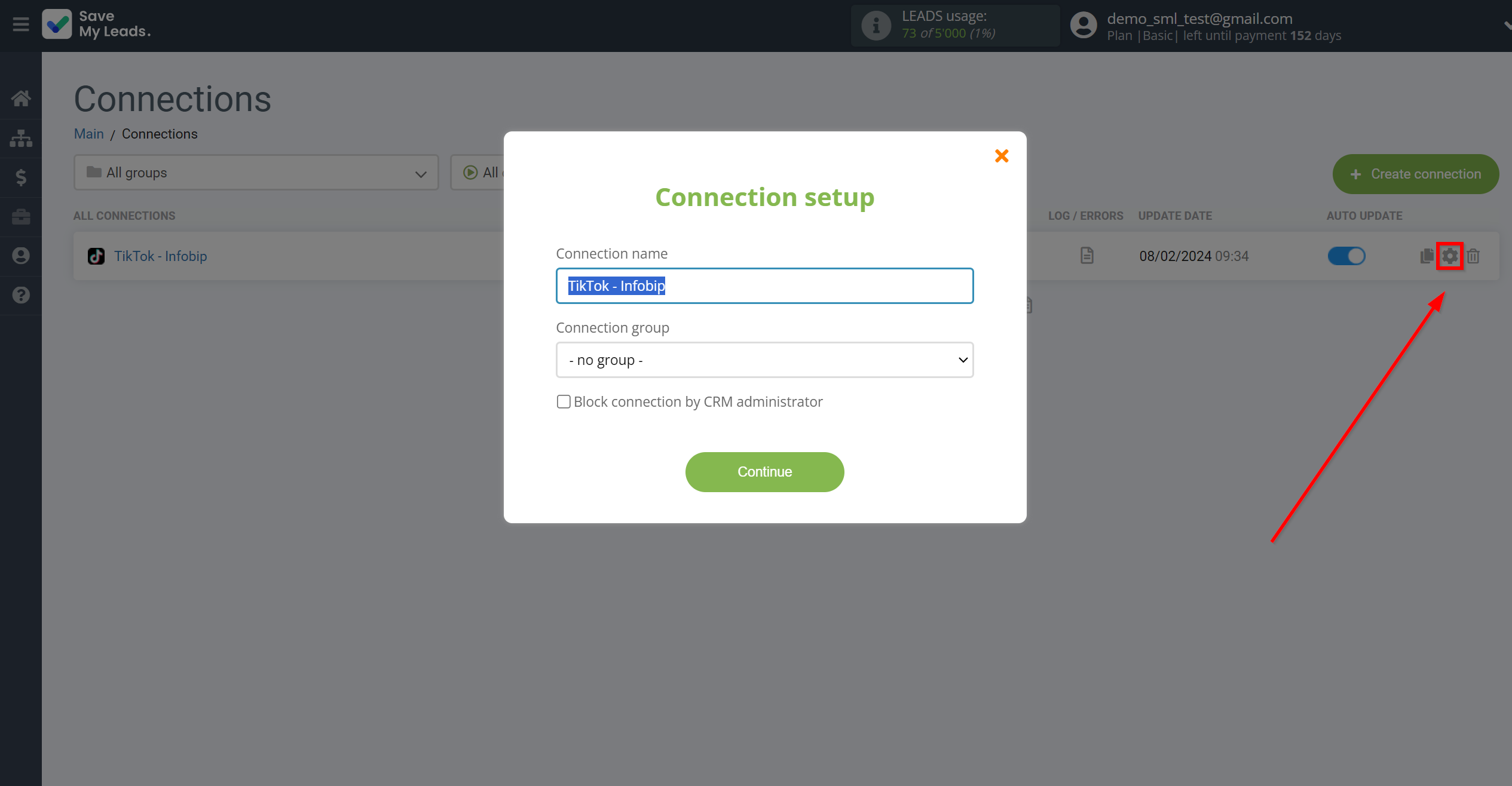 How to Connect TikTok with Infobip | Name and group connection How to Connect TikTok with Infobip | Name and group connection