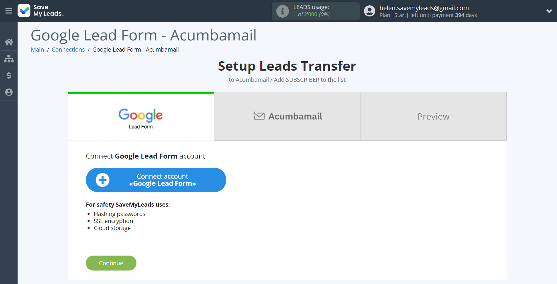 How to Connect Google Lead Form with Acumbamail Add Subscribers | Data Source account How to Connect Google Lead Form with Acumbamail Add Subscribers | Data Source account
