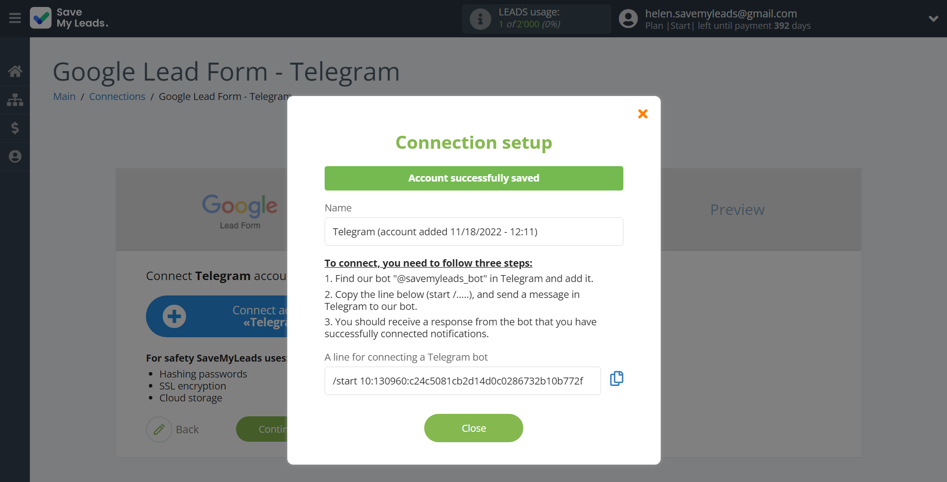 How to Connect Google Lead Form with Telegram | Data Destination account connection How to Connect Google Lead Form with Telegram | Data Destination account connection