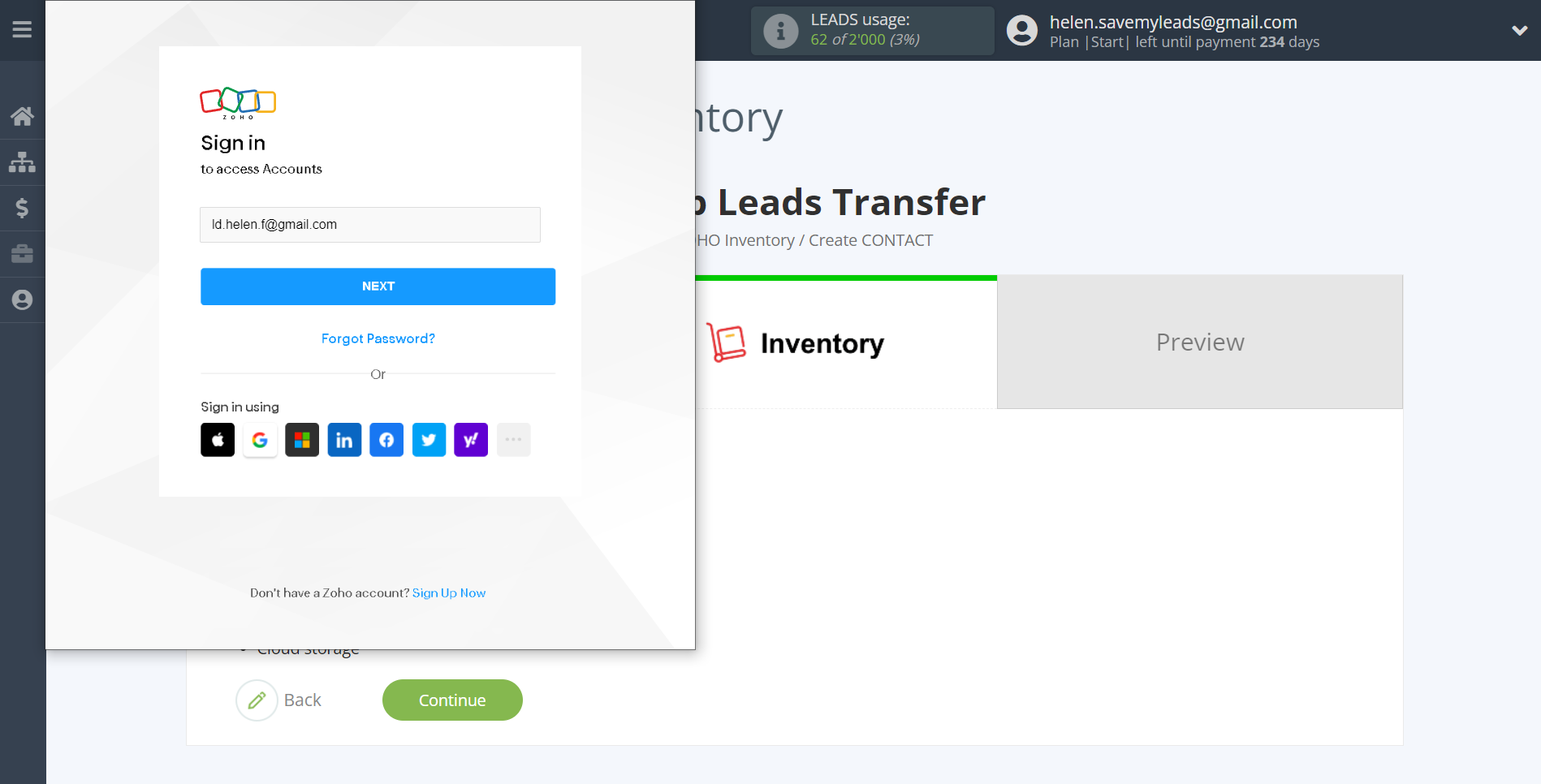 How to Connect Webhooks with Zoho Inventory Create Contacts | Data Destination account connection How to Connect Webhooks with Zoho Inventory Create Contacts | Data Destination account connection