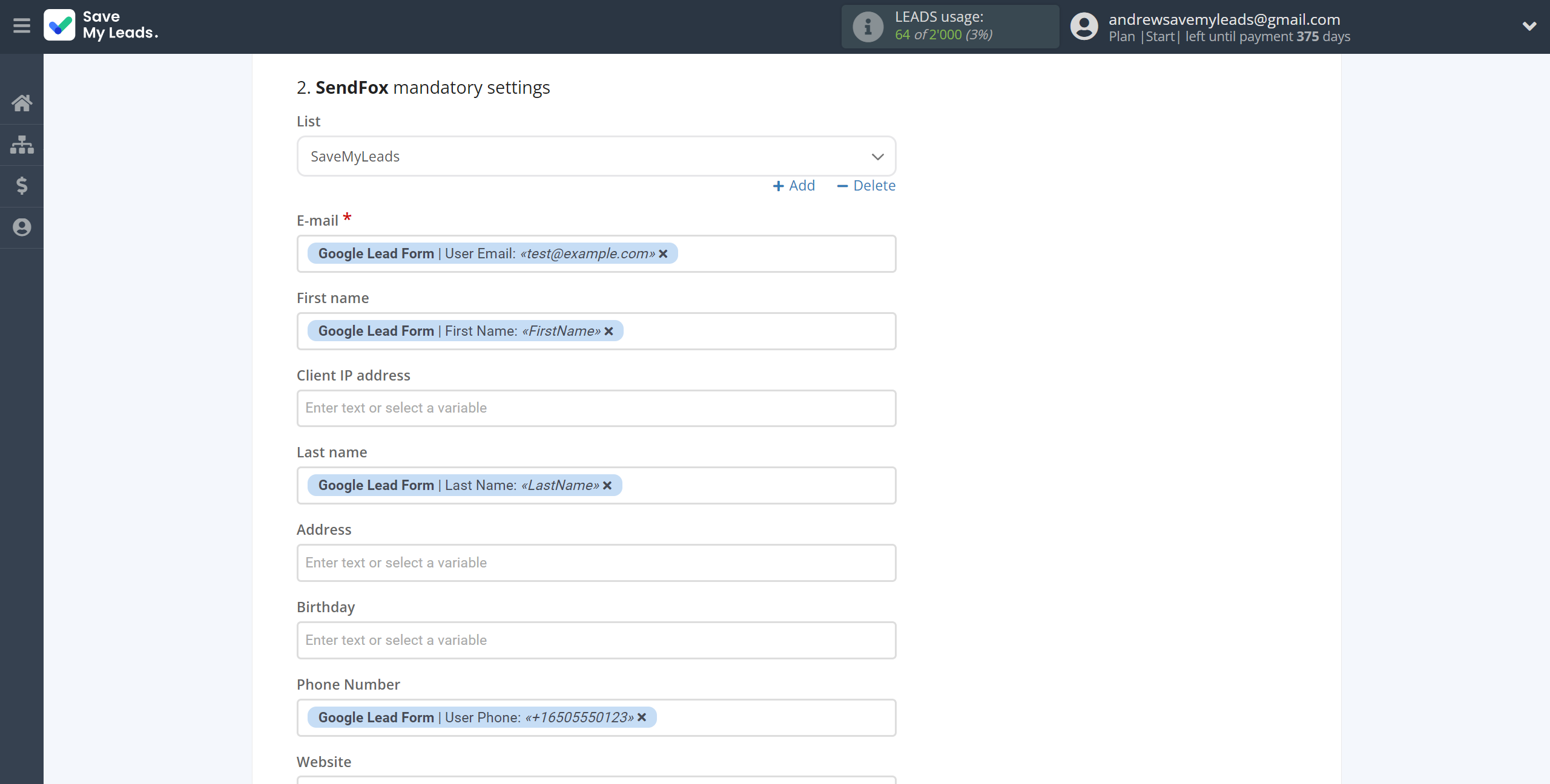 How to Connect Google Lead Form with SendFox | Assigning fields How to Connect Google Lead Form with SendFox | Assigning fields