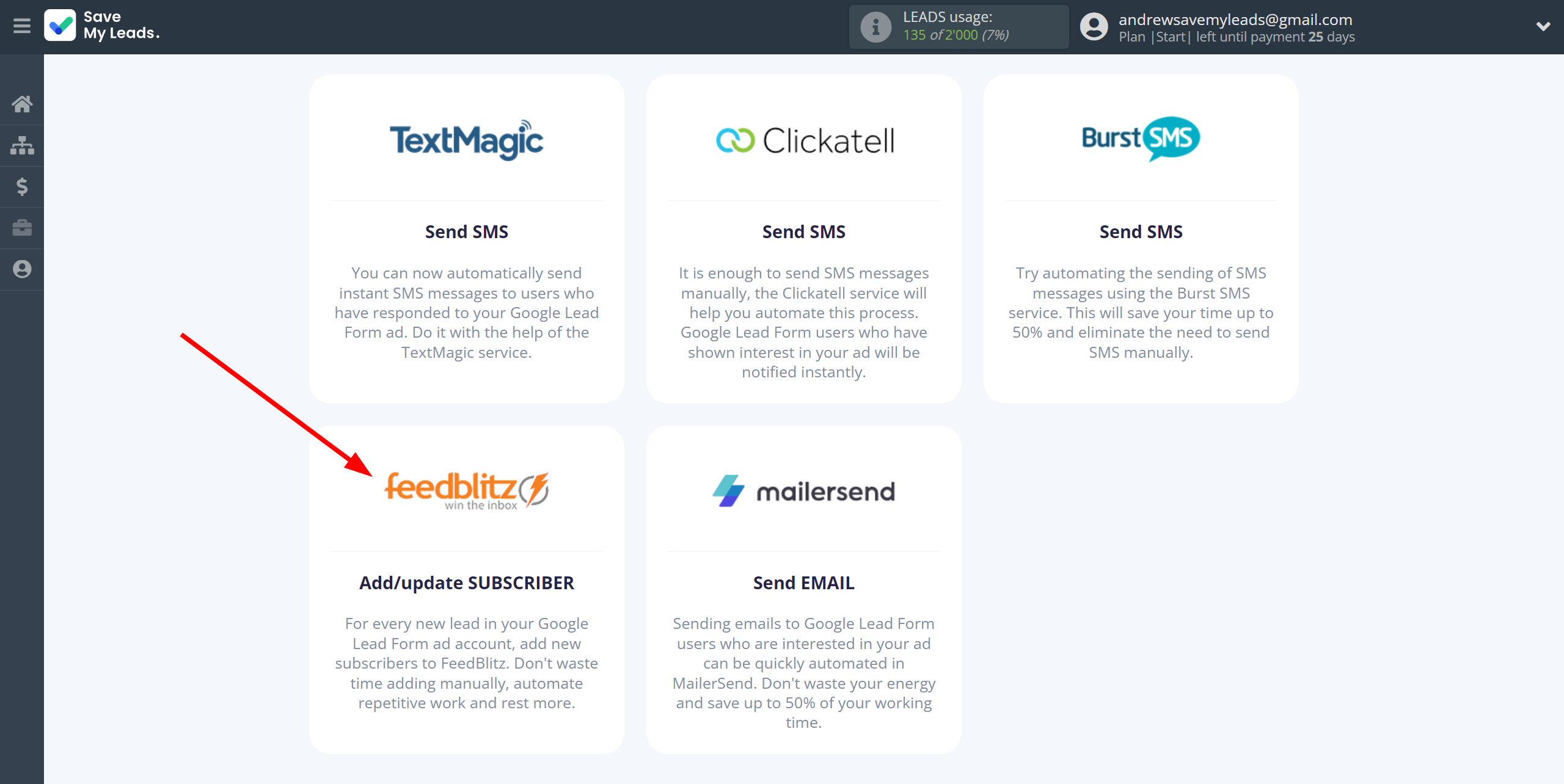 How to Connect Google Lead Form with FeedBlitz | Data Destination system selection How to Connect Google Lead Form with FeedBlitz | Data Destination system selection
