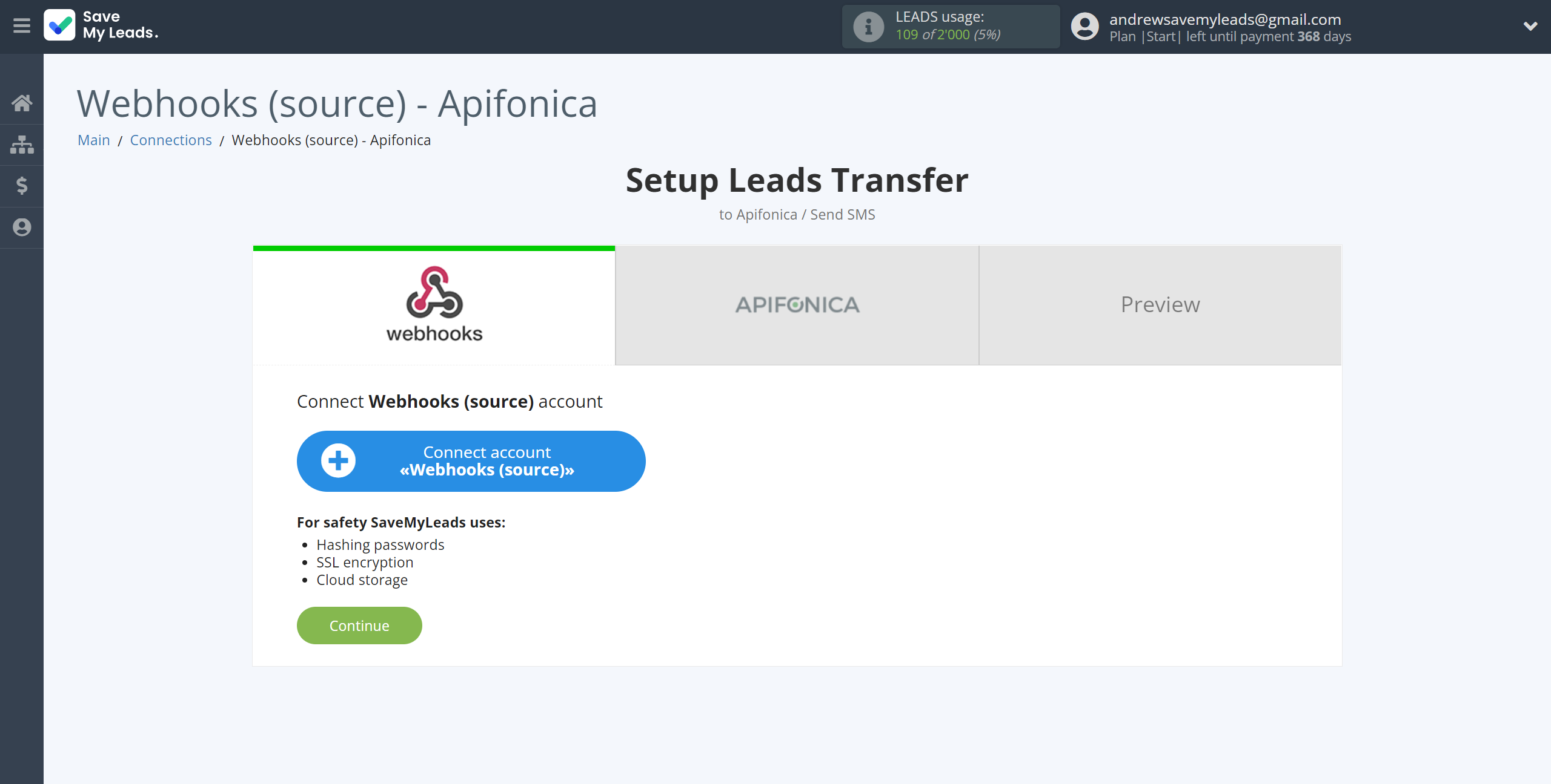 How to Connect Webhooks with Apifonica | Data Source account connection How to Connect Webhooks with Apifonica | Data Source account connection