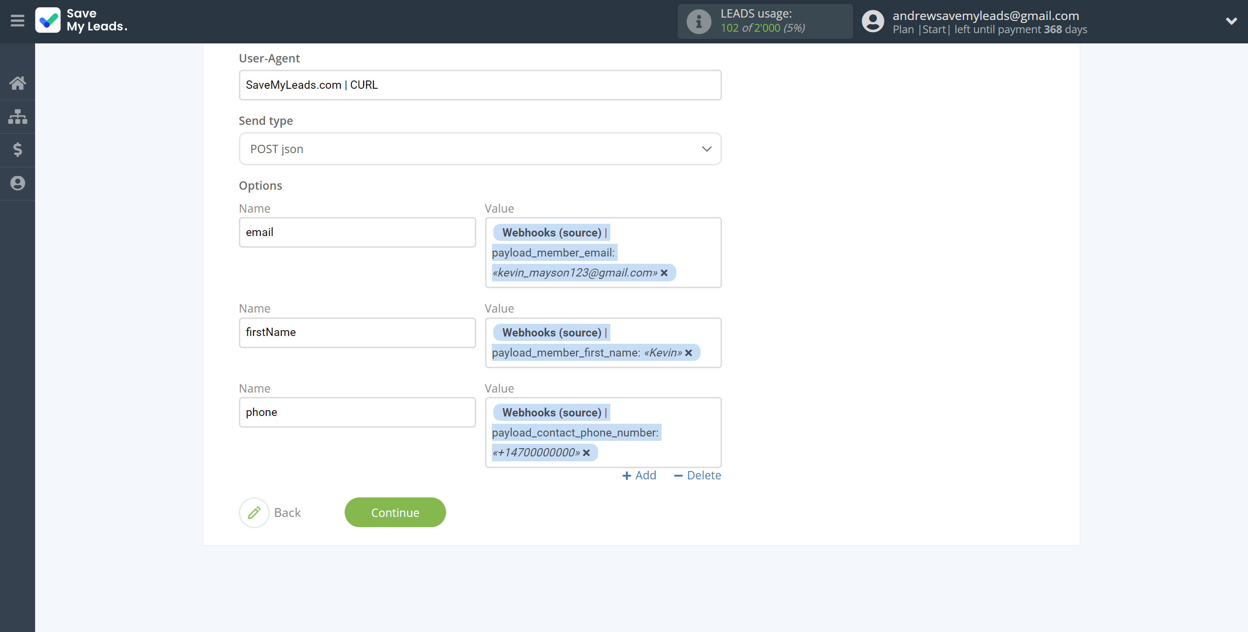 How to Connect Webhooks with Webhooks | Assigning fields How to Connect Webhooks with Webhooks | Assigning fields