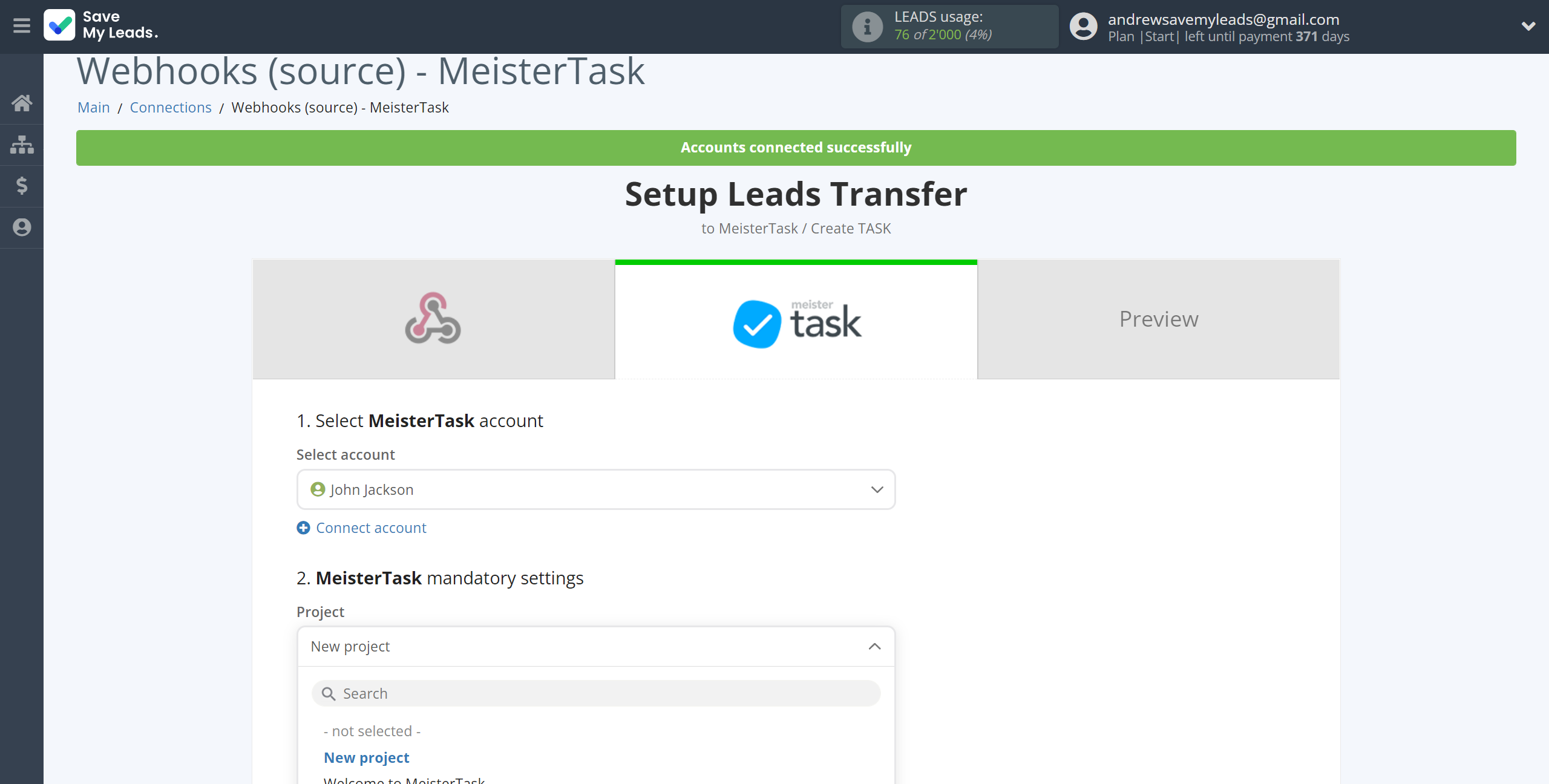 How to Connect Webhooks with MeisterTask | Assigning fields How to Connect Webhooks with MeisterTask | Assigning fields
