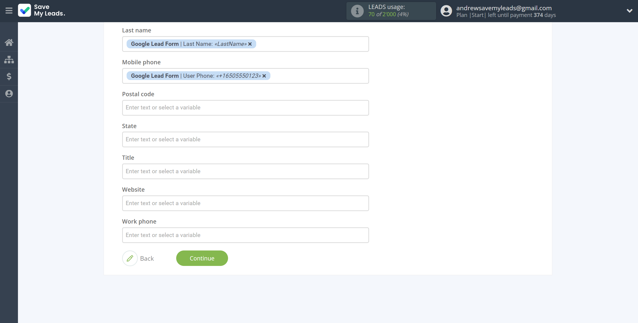How to Connect Google Lead Form with VerticalResponse | Assigning fields How to Connect Google Lead Form with VerticalResponse | Assigning fields