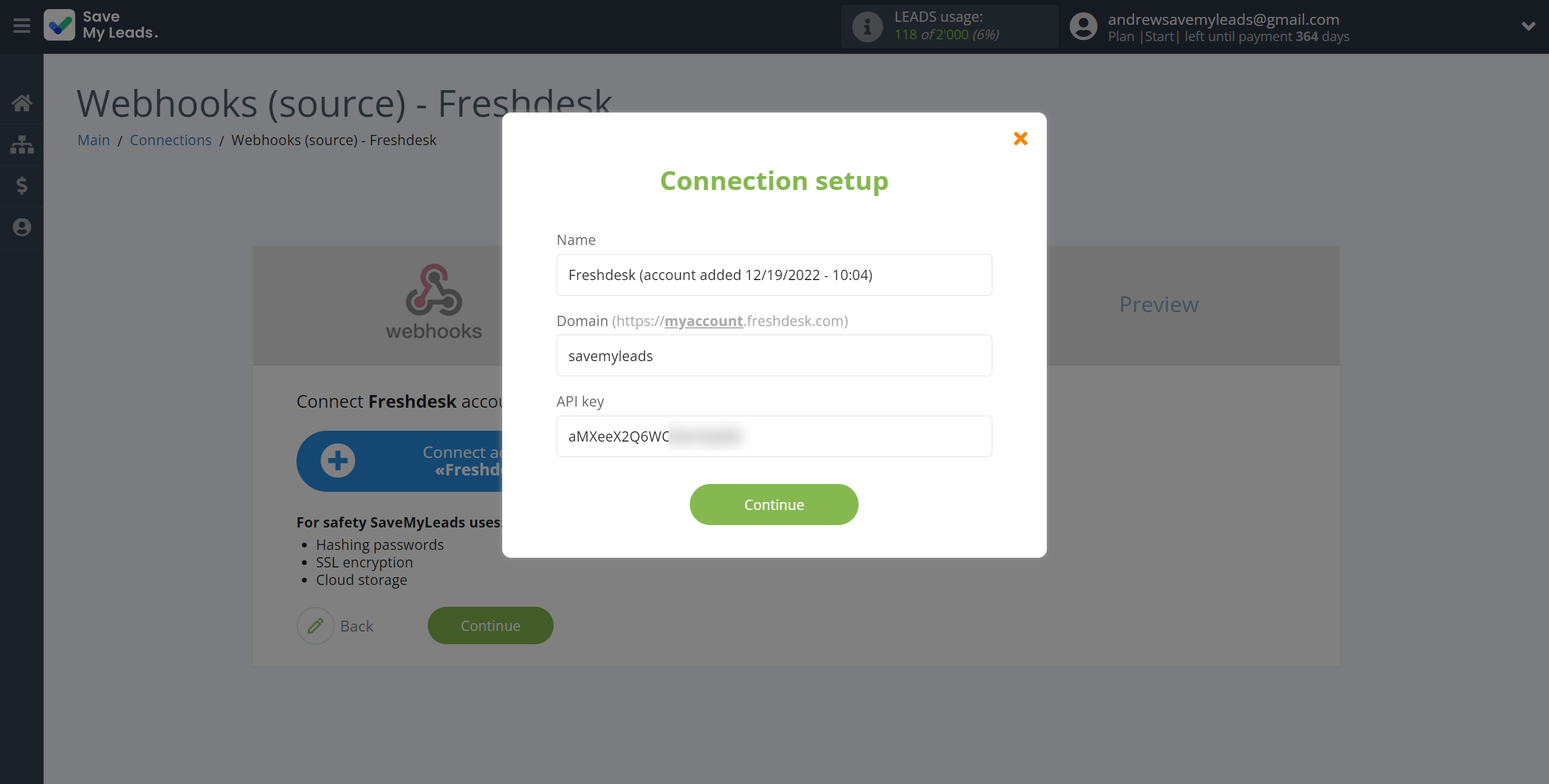 How to Connect Webhooks with Freshdesk Create Contacts | Data Destination account connection How to Connect Webhooks with Freshdesk Create Contacts | Data Destination account connection