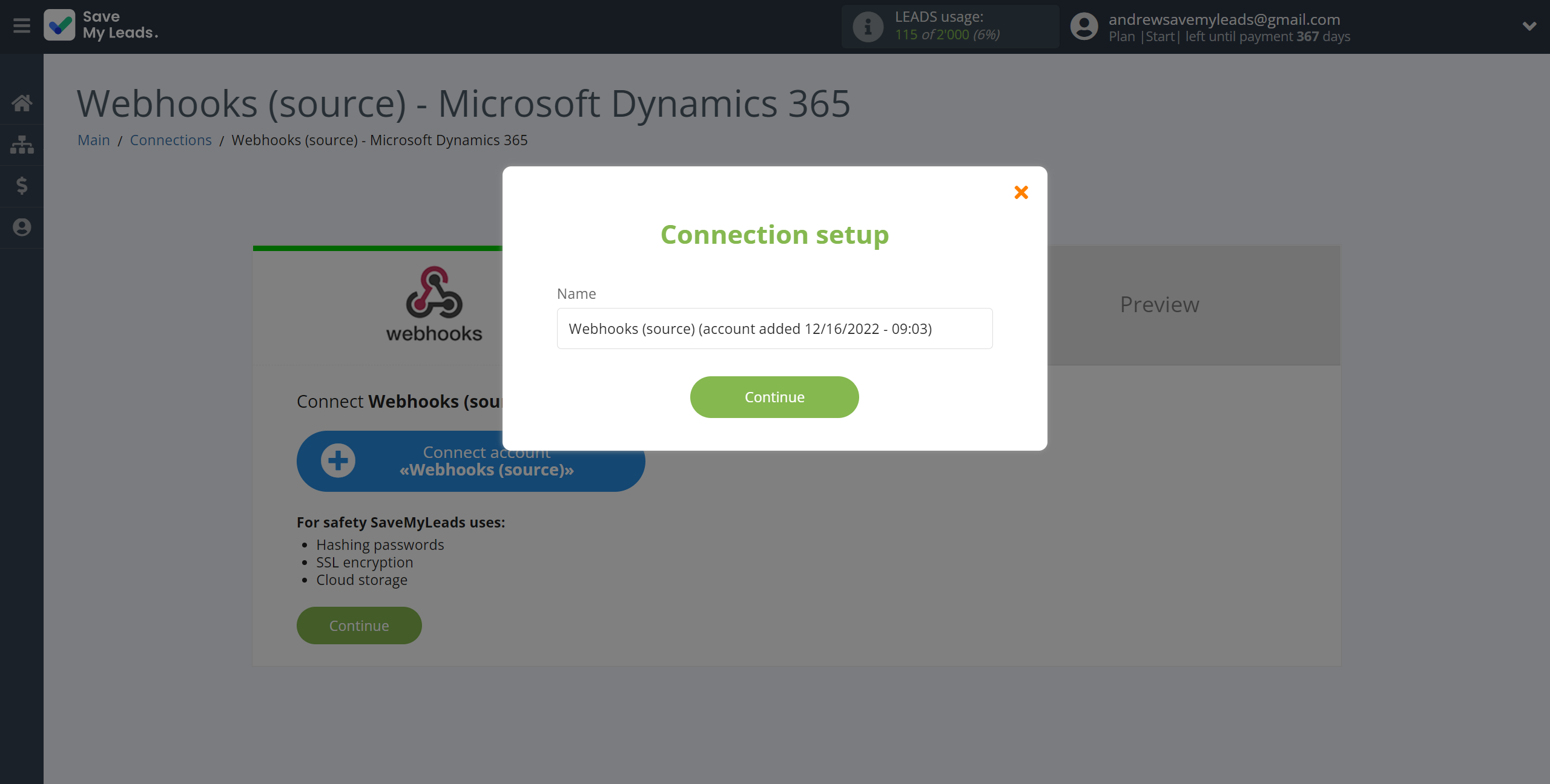 How to Connect Webhooks with Microsoft Dynamics 365 Create Opportunity | Data Source account connection How to Connect Webhooks with Microsoft Dynamics 365 Create Opportunity | Data Source account connection