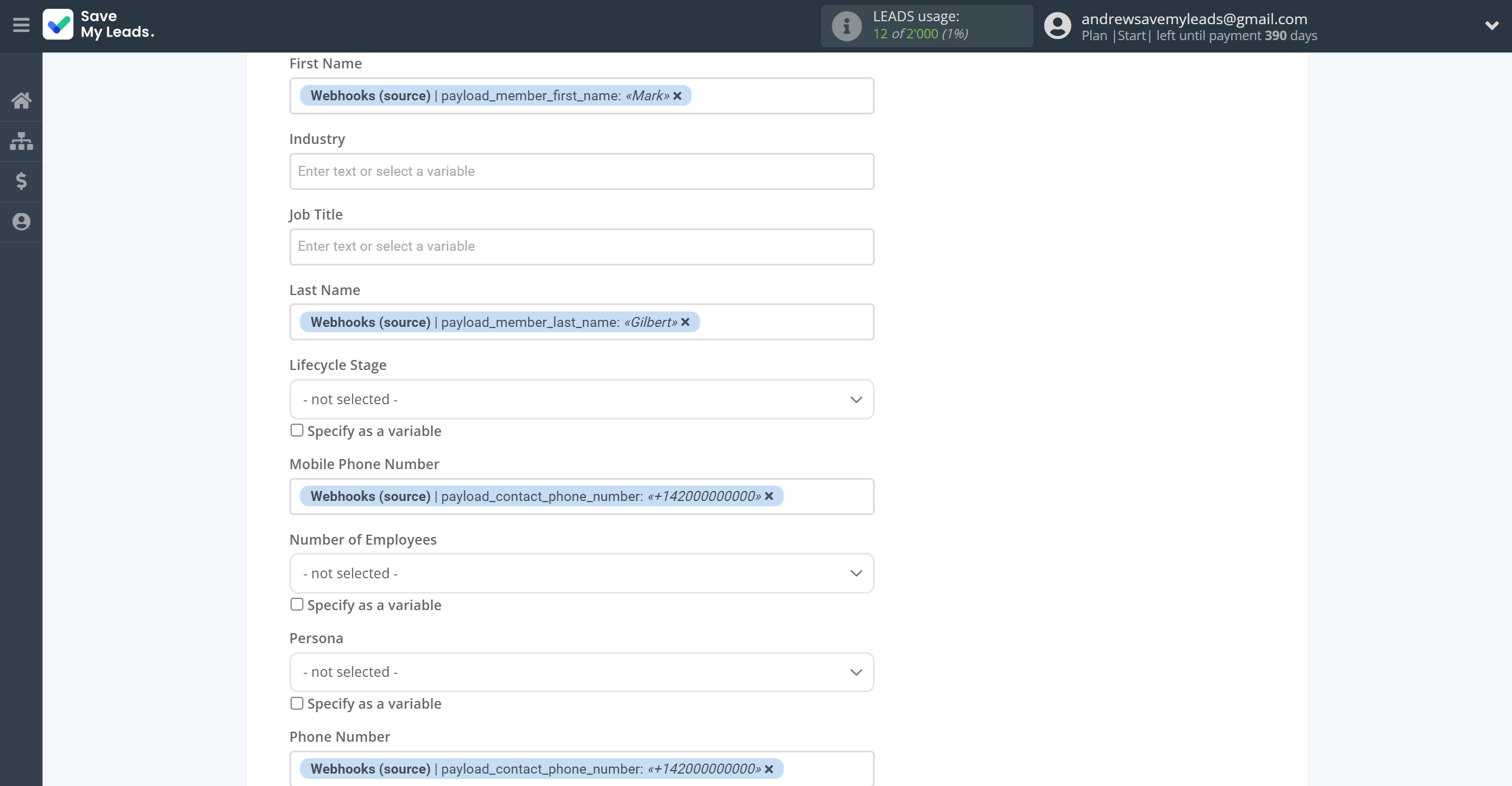 How to Connect Webhooks with HubSpot Create Contacts | Assigning fields How to Connect Webhooks with HubSpot Create Contacts | Assigning fields