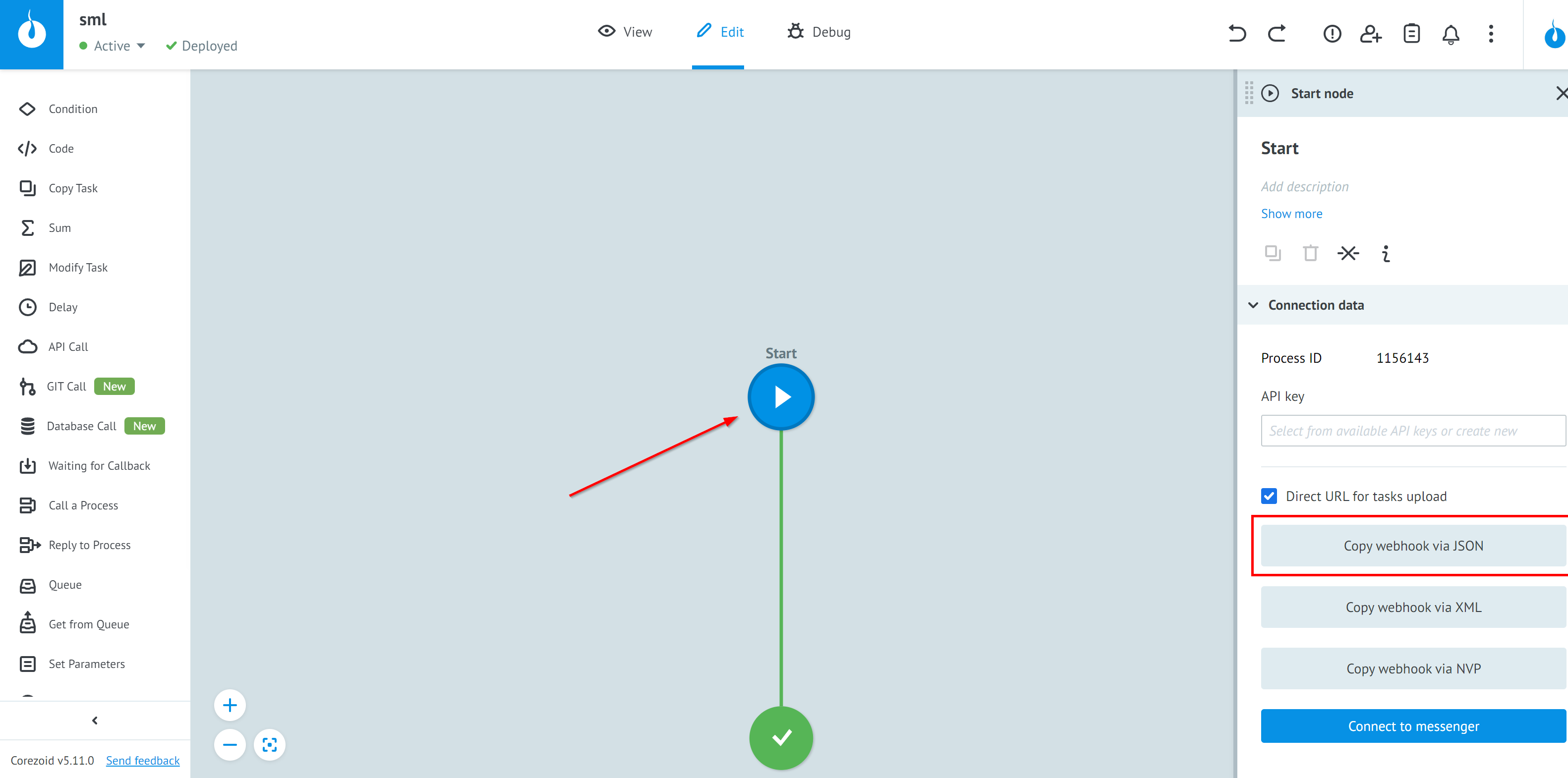 How to Connect Webhooks with Corezoid | Data Destination account connection How to Connect Webhooks with Corezoid | Data Destination account connection