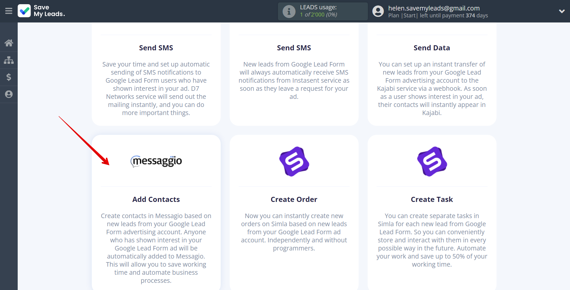 How to Connect Google Lead Form with Messaggio | Data Destination system selection How to Connect Google Lead Form with Messaggio | Data Destination system selection