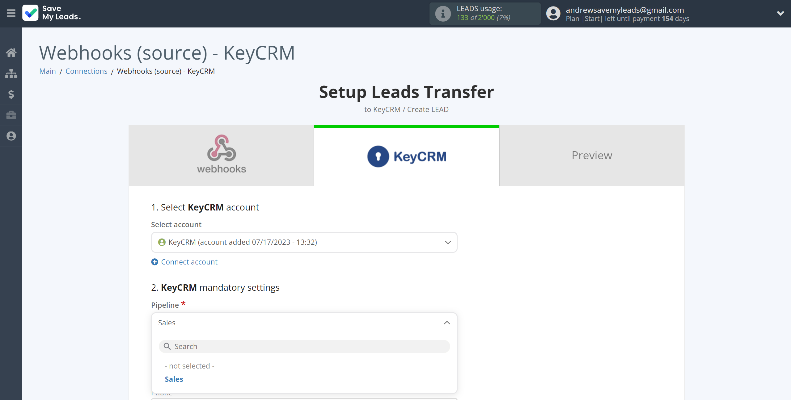 How to Connect Webhooks with KeyCRM Create Lead | Assigning fields How to Connect Webhooks with KeyCRM Create Lead | Assigning fields
