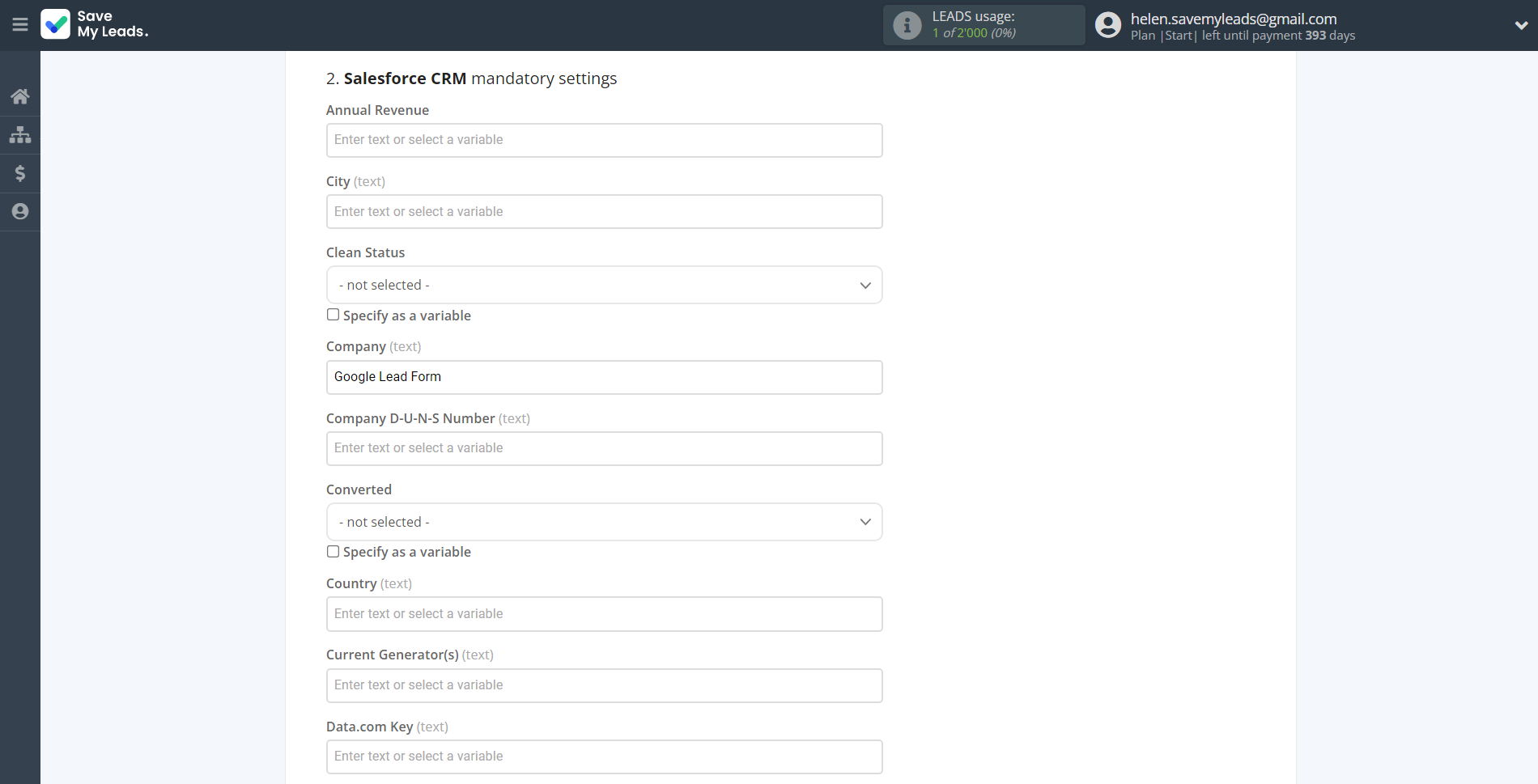 How to Connect Google Lead Form with Salesforce CRM Create Lead | Assigning fields How to Connect Google Lead Form with Salesforce CRM Create Lead | Assigning fields