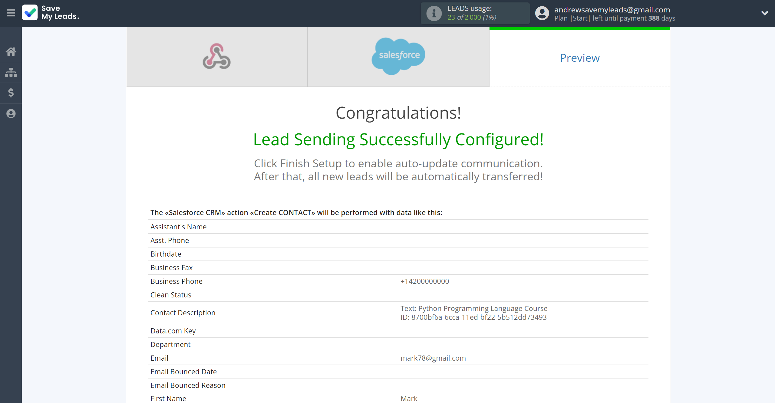 How to Connect Webhooks with Salesforce CRM Create Contacts | Test data How to Connect Webhooks with Salesforce CRM Create Contacts | Test data
