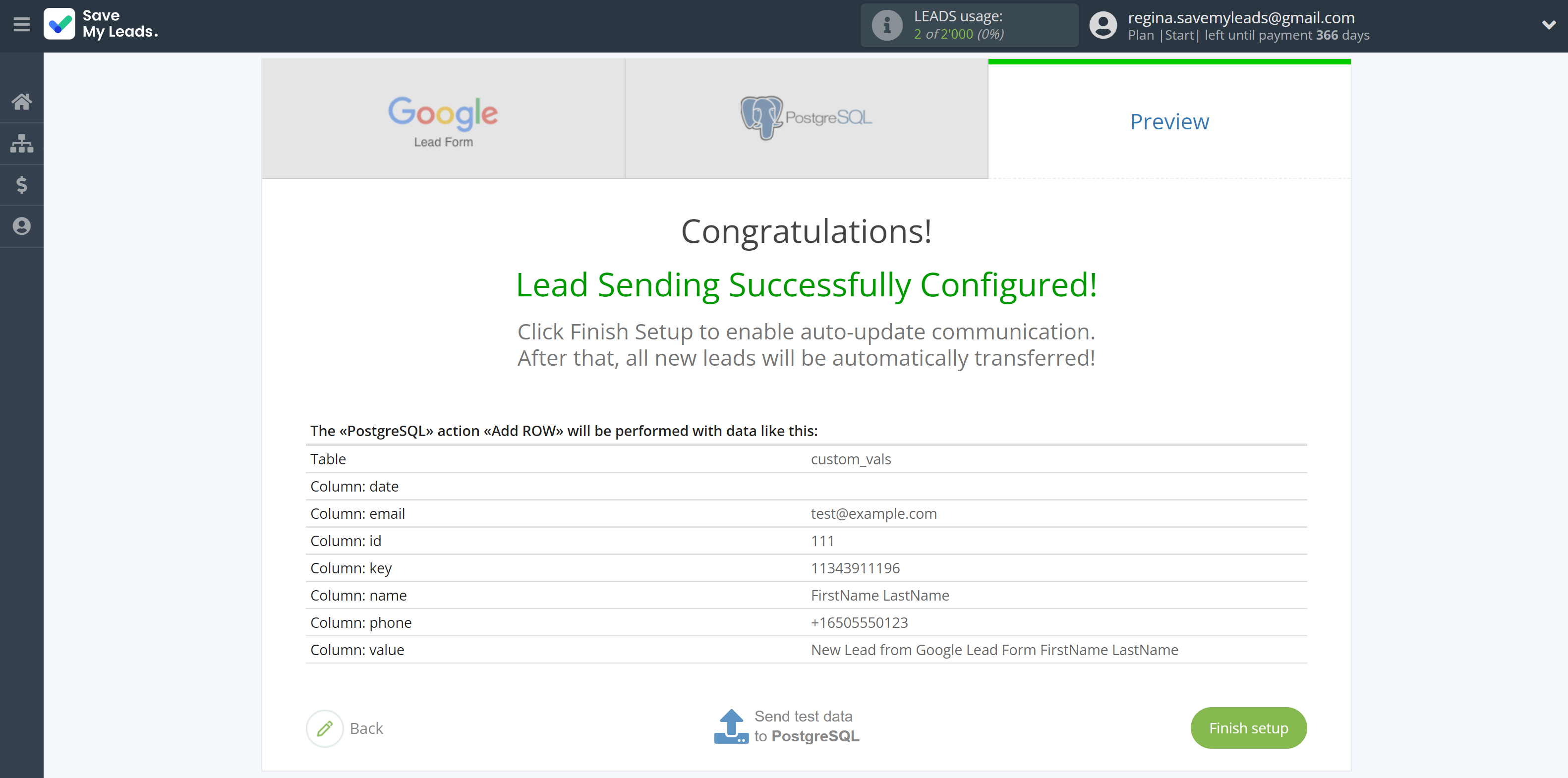 How to Connect Google Lead Form with PostgreSQL | Test data How to Connect Google Lead Form with PostgreSQL | Test data