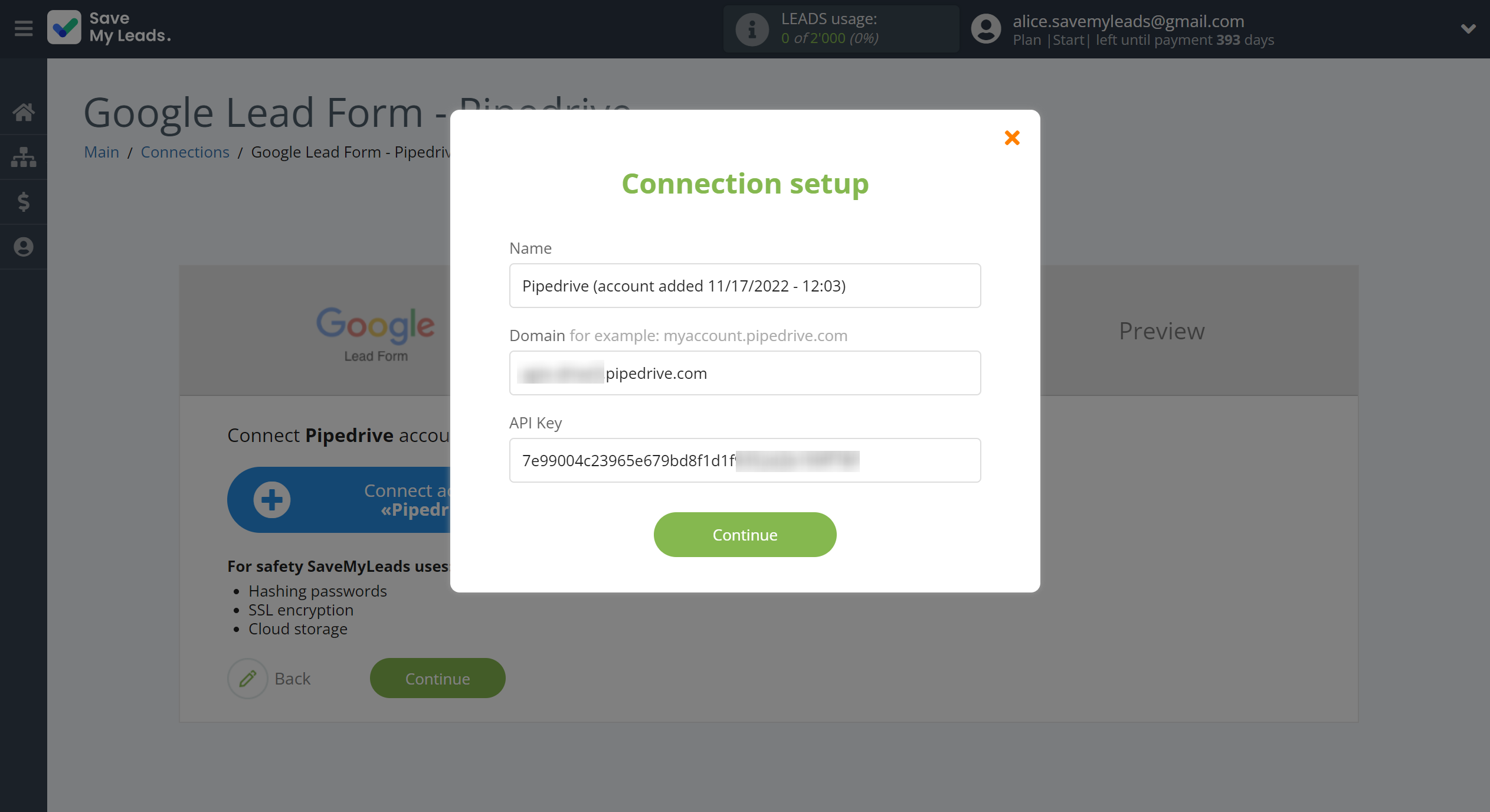 How to Connect Google Lead Form with Pipedrive Create Task | Data Destination account connection How to Connect Google Lead Form with Pipedrive Create Task | Data Destination account connection