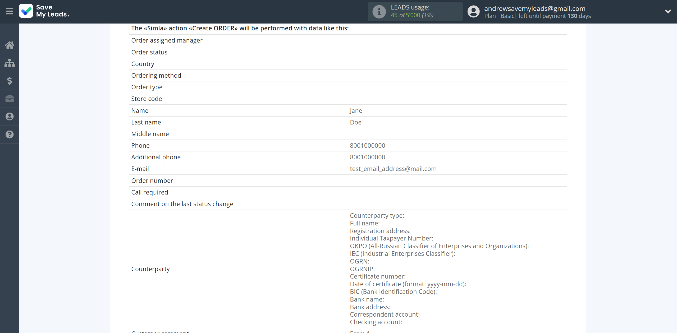 How to Connect TikTok with Simla Create Order | Test data How to Connect TikTok with Simla Create Order | Test data