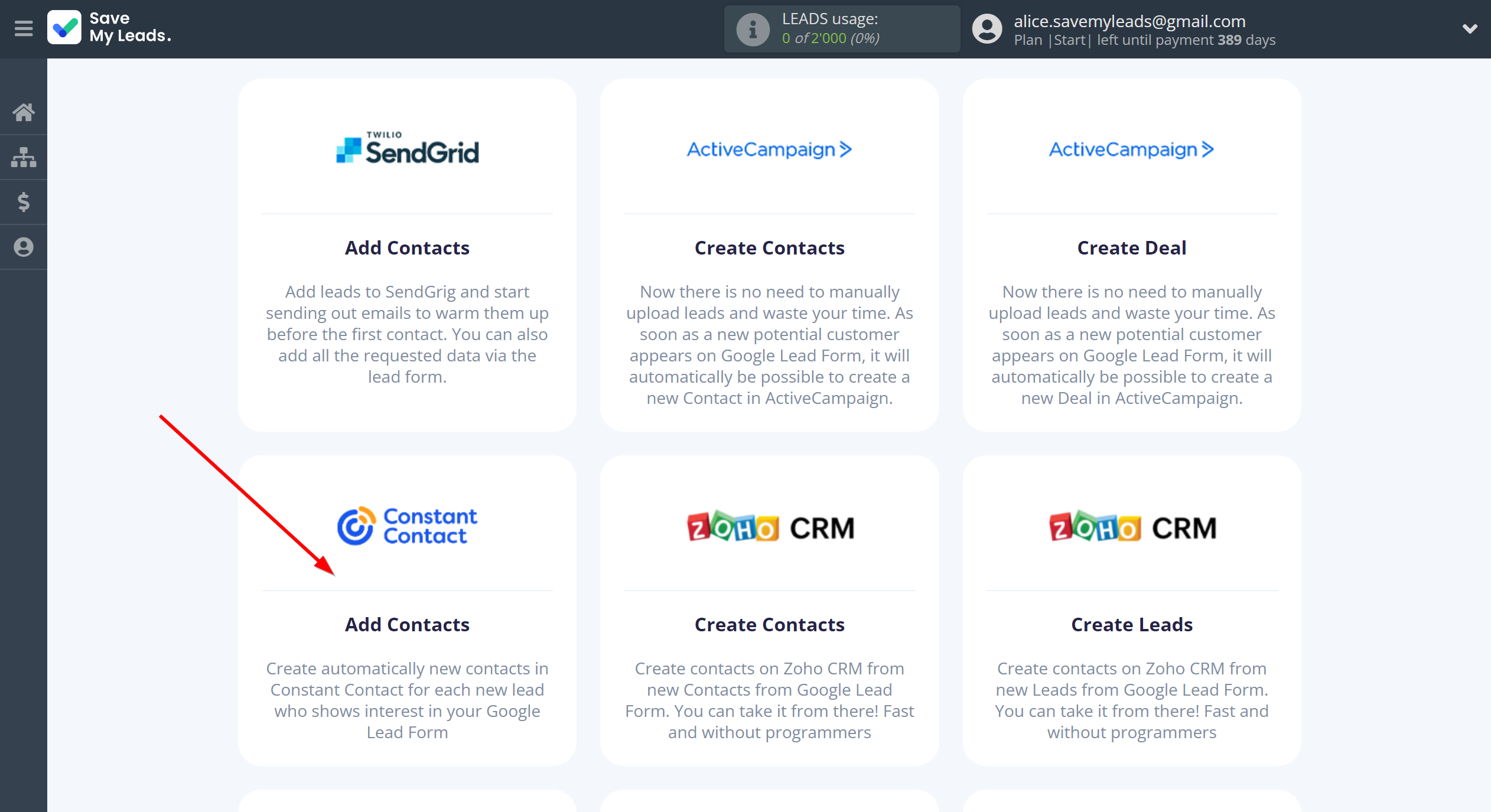 How to Connect Google Lead Form with Constant Contact | Data Destination system selection How to Connect Google Lead Form with Constant Contact | Data Destination system selection