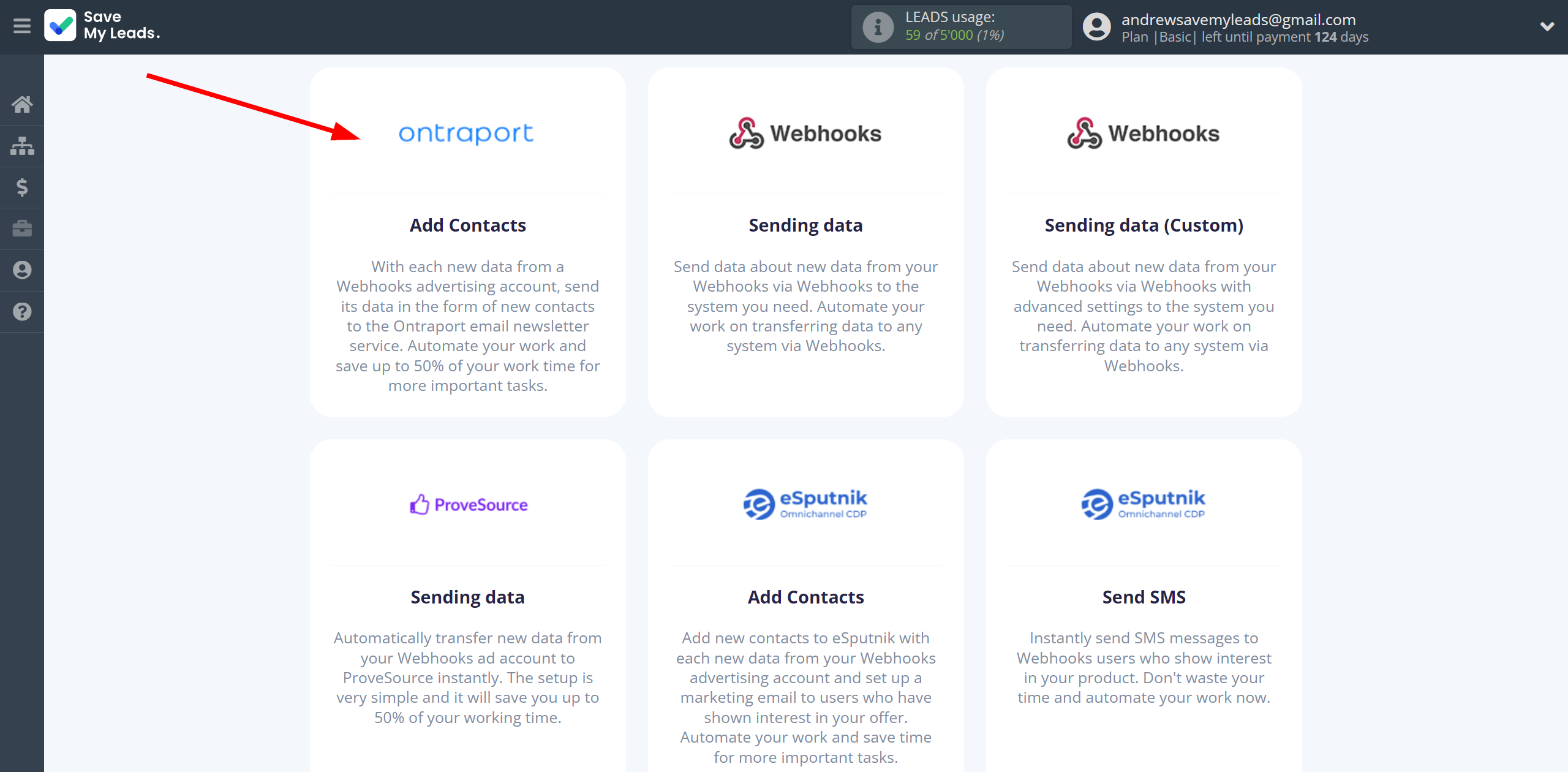 How to Connect Webhooks with Ontraport | Data Destination system selection How to Connect Webhooks with Ontraport | Data Destination system selection