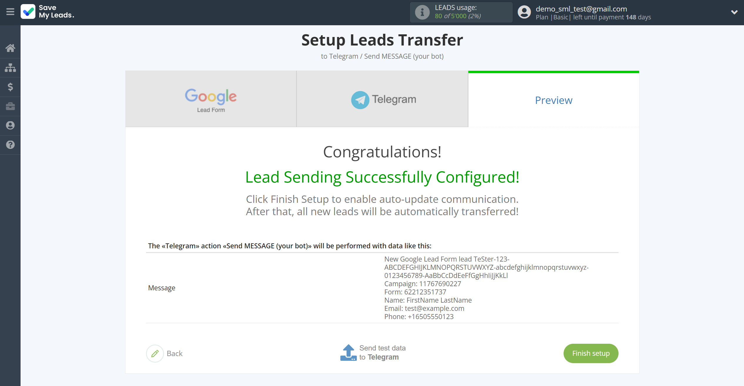 How to Connect Google Lead Form with Telegram (your bot) | Test data How to Connect Google Lead Form with Telegram (your bot) | Test data